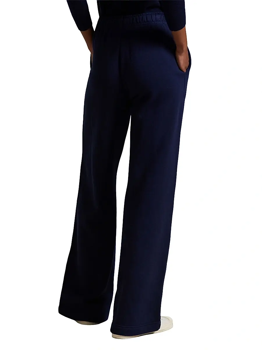 Polo Ralph Lauren Women's Drawstring Fleece Wide-Leg Sweatpants | Thumbnail 4 Polo Ralph Lauren Women's Drawstring Fleece Wide-Leg Sweatpants | Thumbnail 4