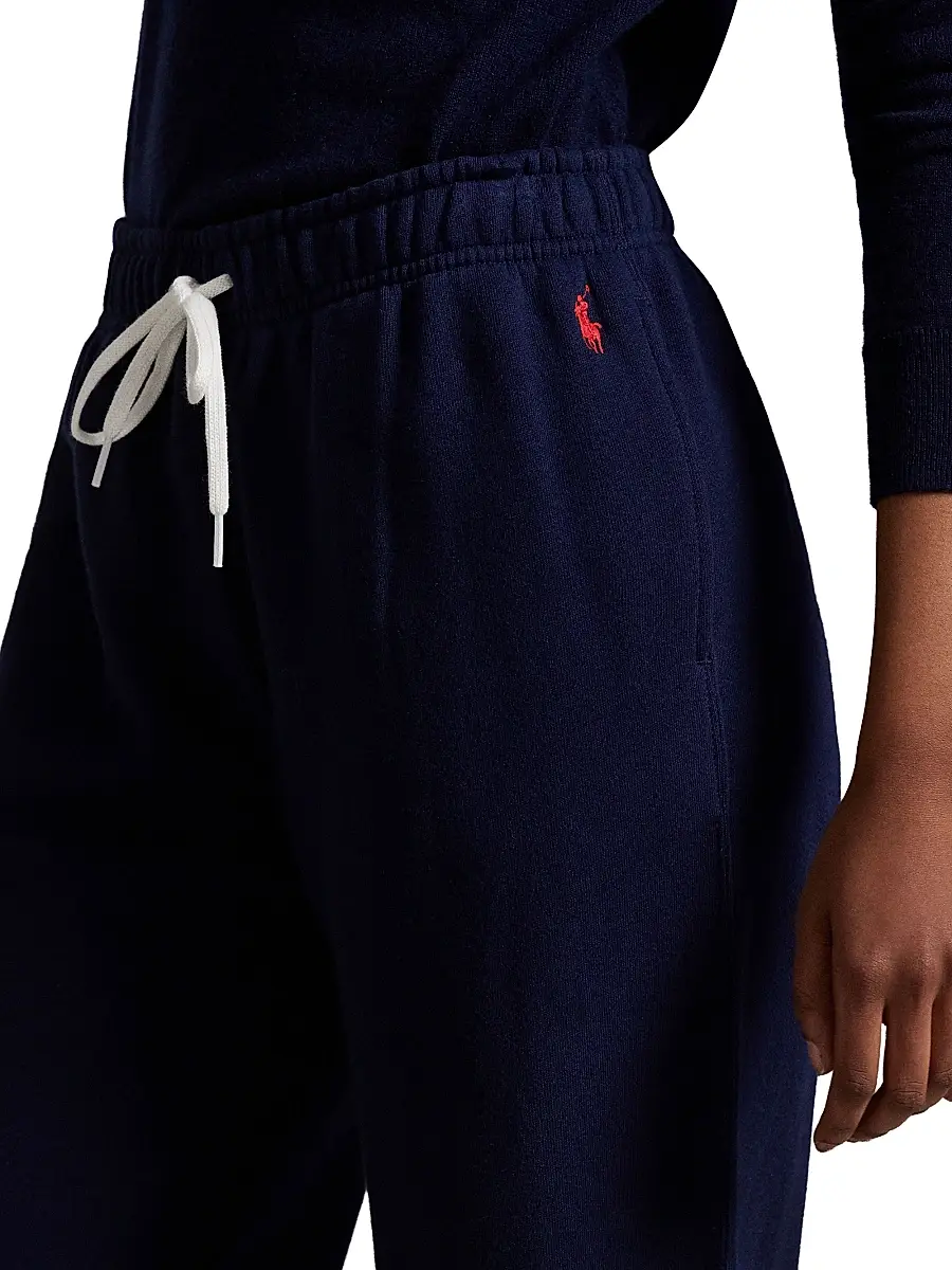 Polo Ralph Lauren Women's Drawstring Fleece Wide-Leg Sweatpants | Thumbnail 5 Polo Ralph Lauren Women's Drawstring Fleece Wide-Leg Sweatpants | Thumbnail 5
