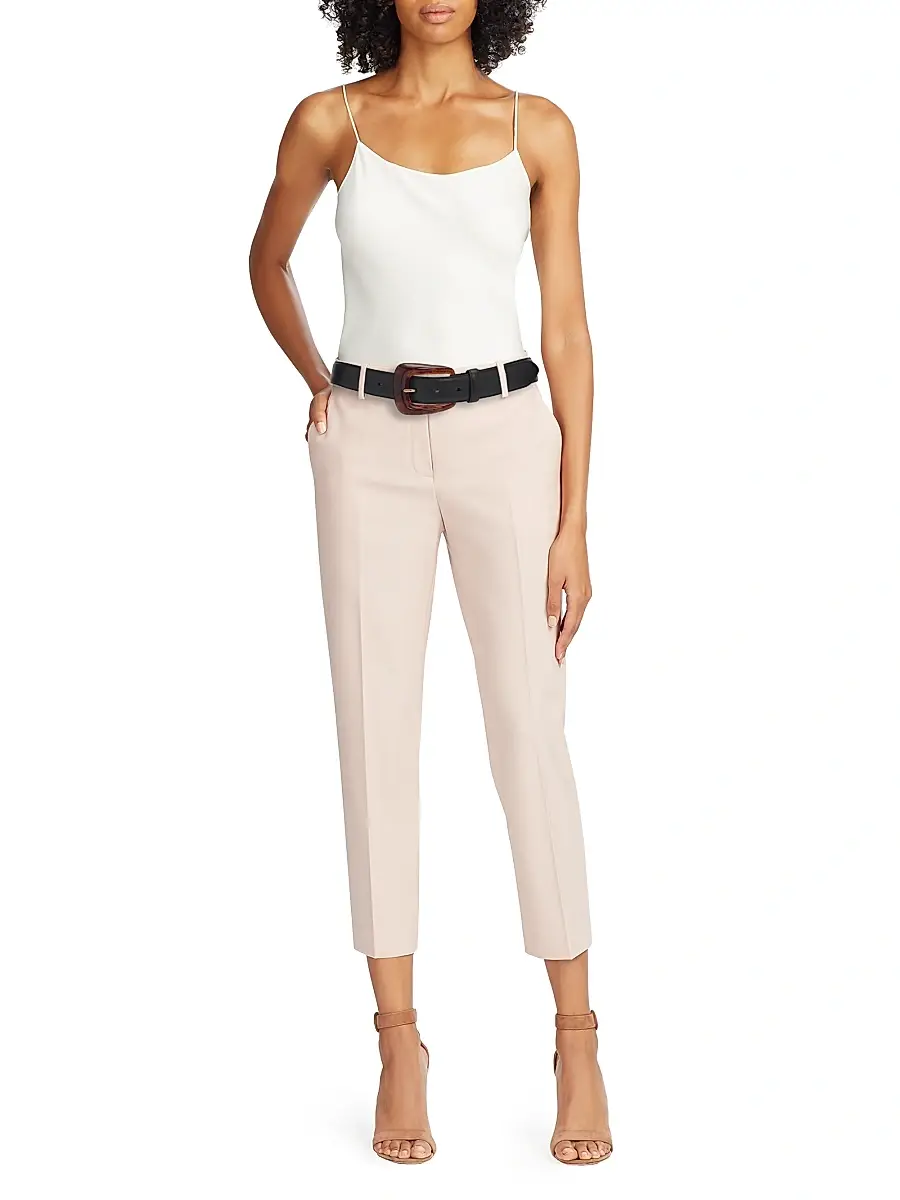 Veronica Beard Women's Resin-Arch Leather Belt | Thumbnail 2 Veronica Beard Women's Resin-Arch Leather Belt | Thumbnail 2