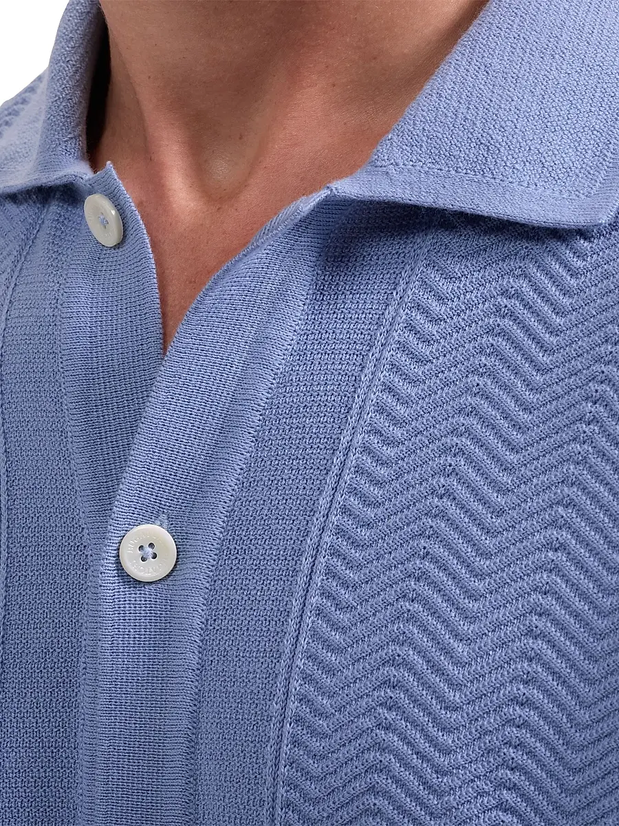 Bugatchi Men's Button-Front Cotton Sweater | Thumbnail 5 Bugatchi Men's Button-Front Cotton Sweater | Thumbnail 5