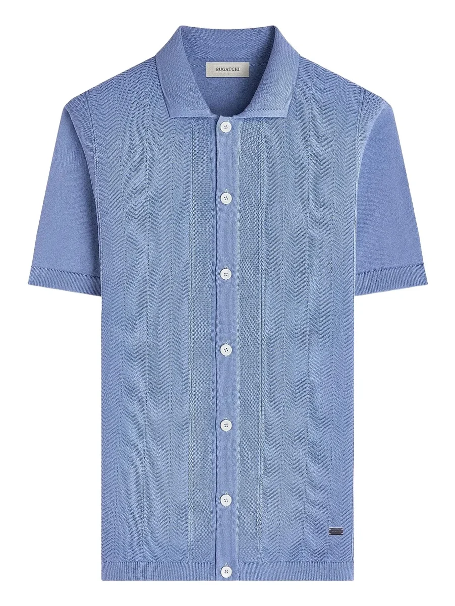 Bugatchi Men's Button-Front Cotton Sweater