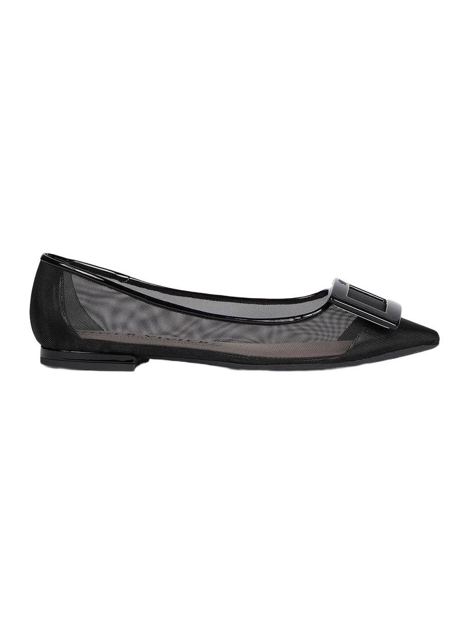 Roger Vivier Women's Gommettine Net Ballerina Flats