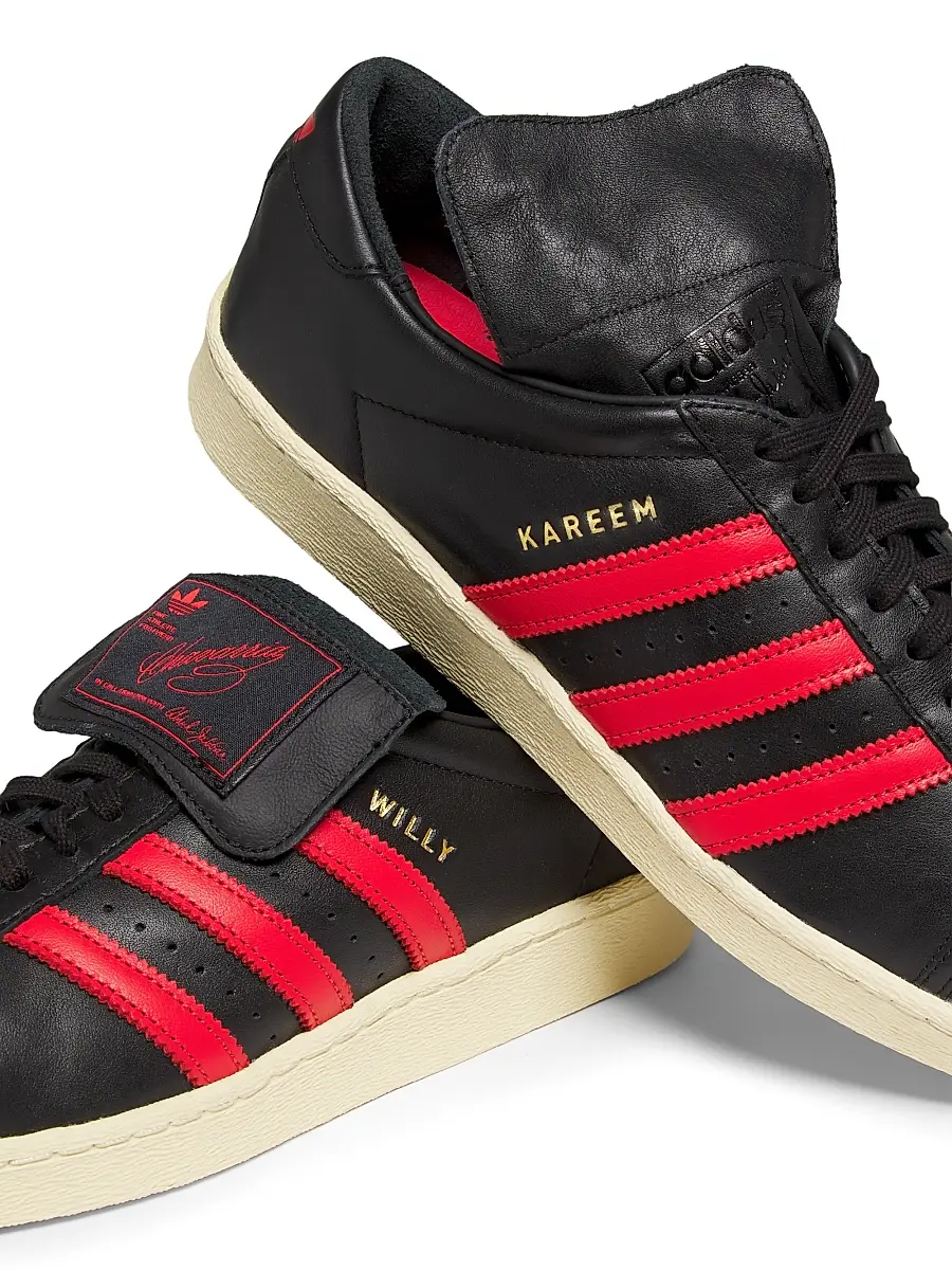 adidas Y-3 Men's adidas X Willy Chavarria Jabbar Low-Top Leather Sneakers | Thumbnail 5 adidas Y-3 Men's adidas X Willy Chavarria Jabbar Low-Top Leather Sneakers | Thumbnail 5
