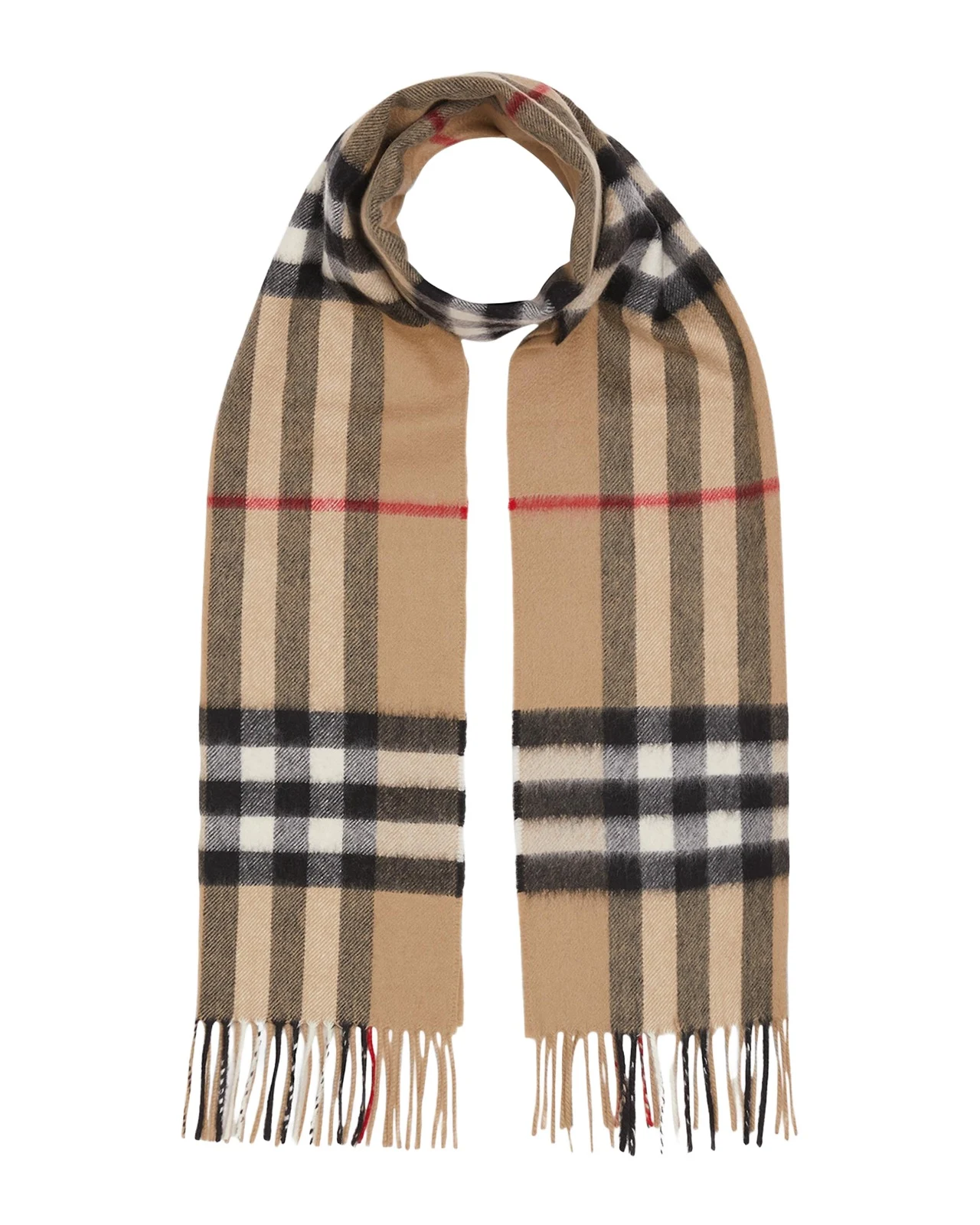 Burberry Men's Giant Check Cashmere Scarf