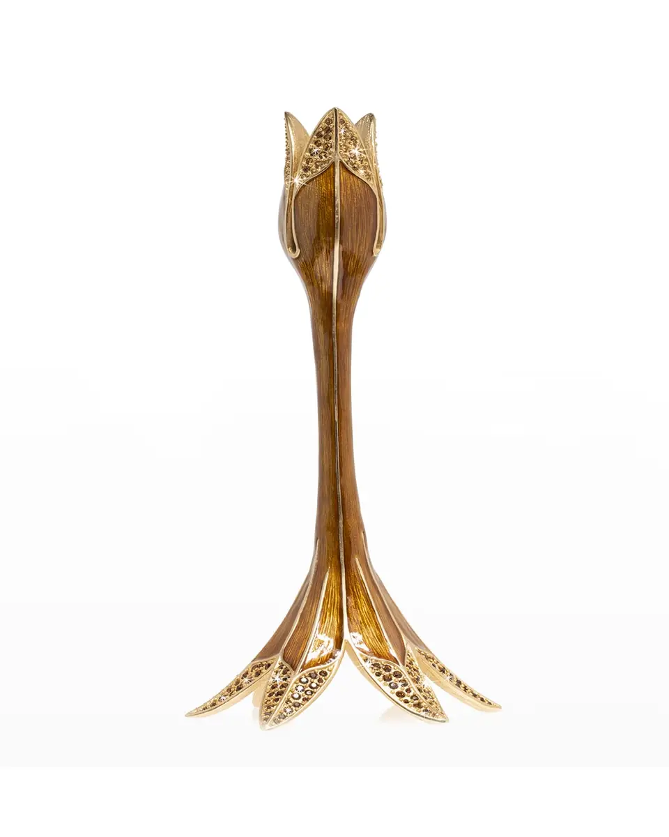 Jay Strongwater Tulip Medium Candlestick Holder | Thumbnail 2