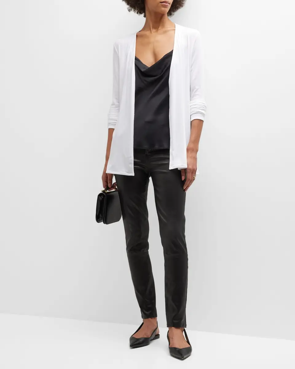 MAJESTIC FILATURES Soft Touch Open-Front Cardigan | Thumbnail 3 MAJESTIC FILATURES Soft Touch Open-Front Cardigan | Thumbnail 3