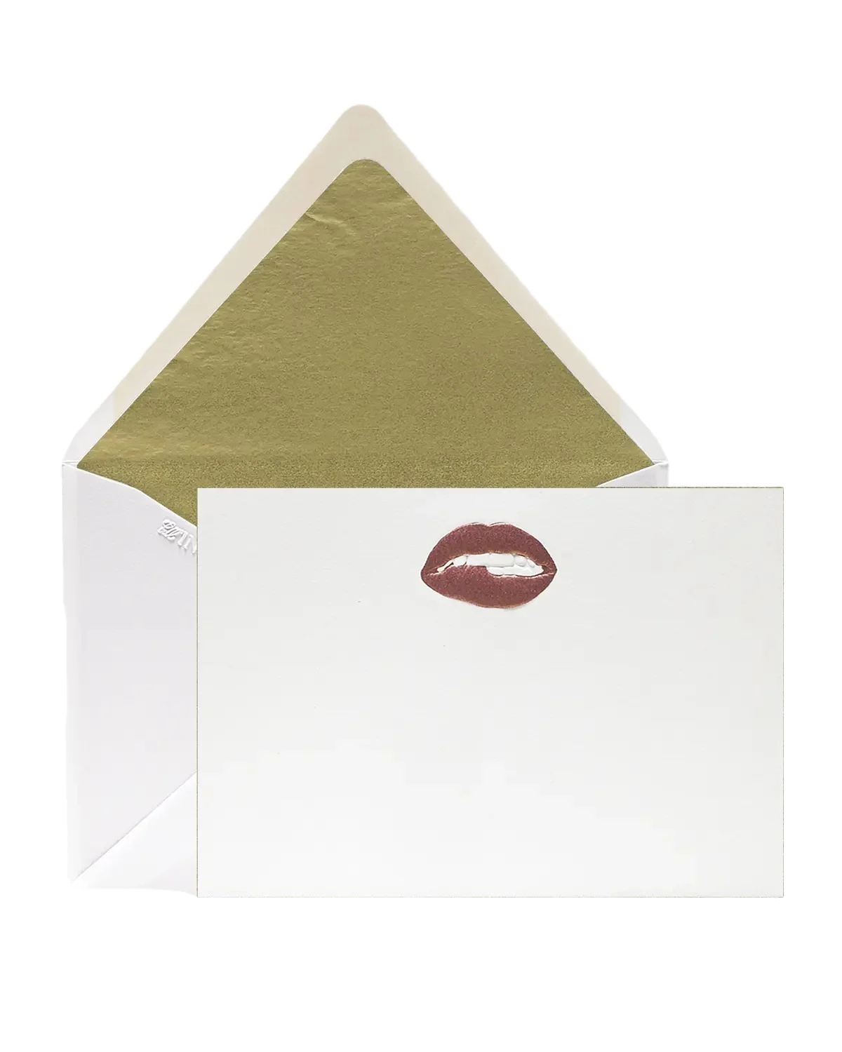 Bell'INVITO Pucker Lips Stationery Set, Box of 12