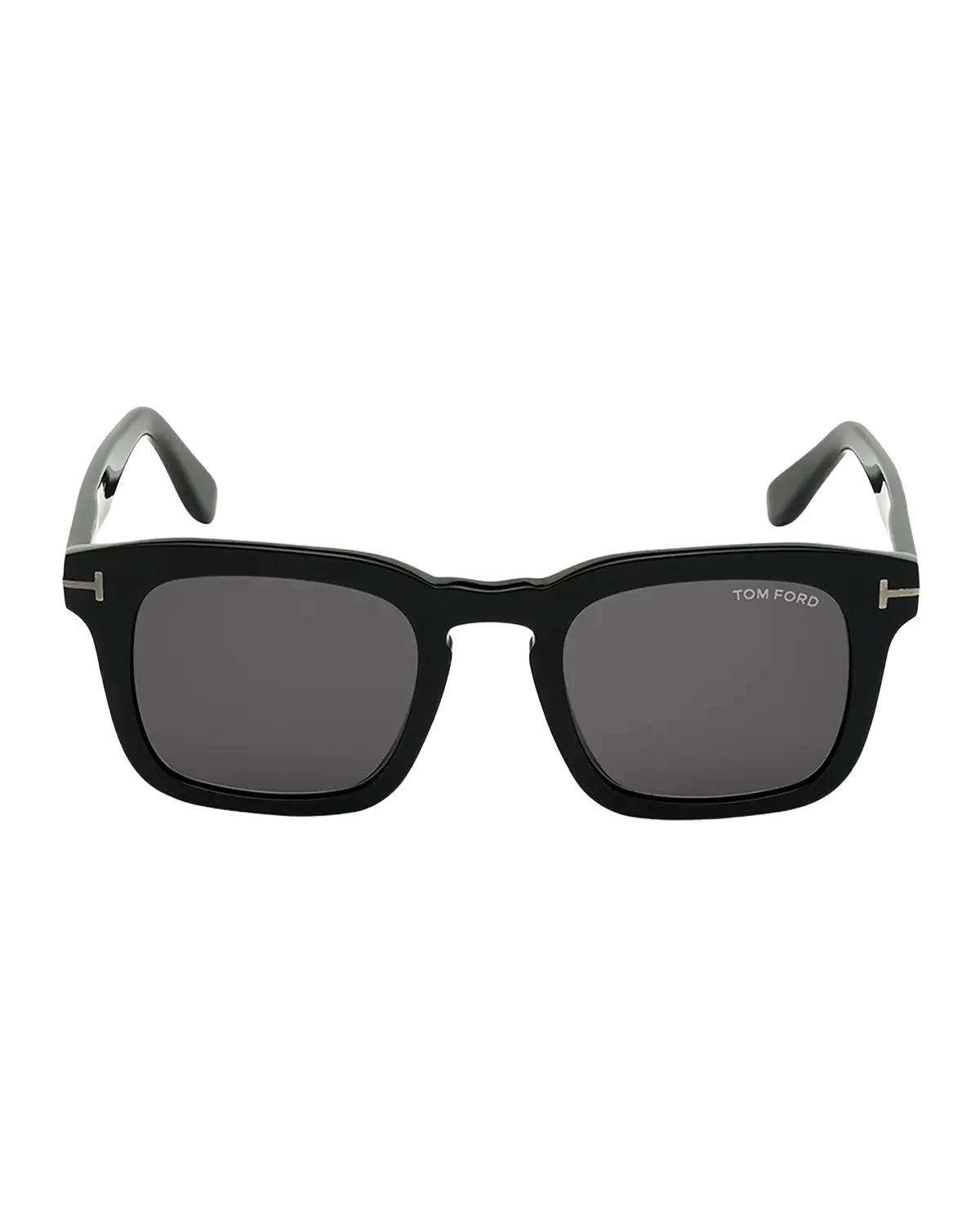 Tom Ford Men's Dax Square Solid Acetate Sunglasses