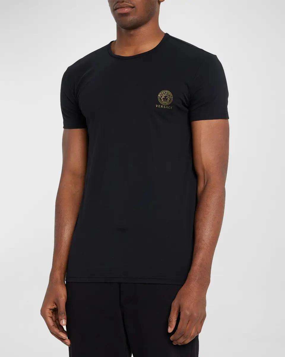 Versace Men's 2-Pack Medusa Head Logo T-Shirt | Thumbnail 2