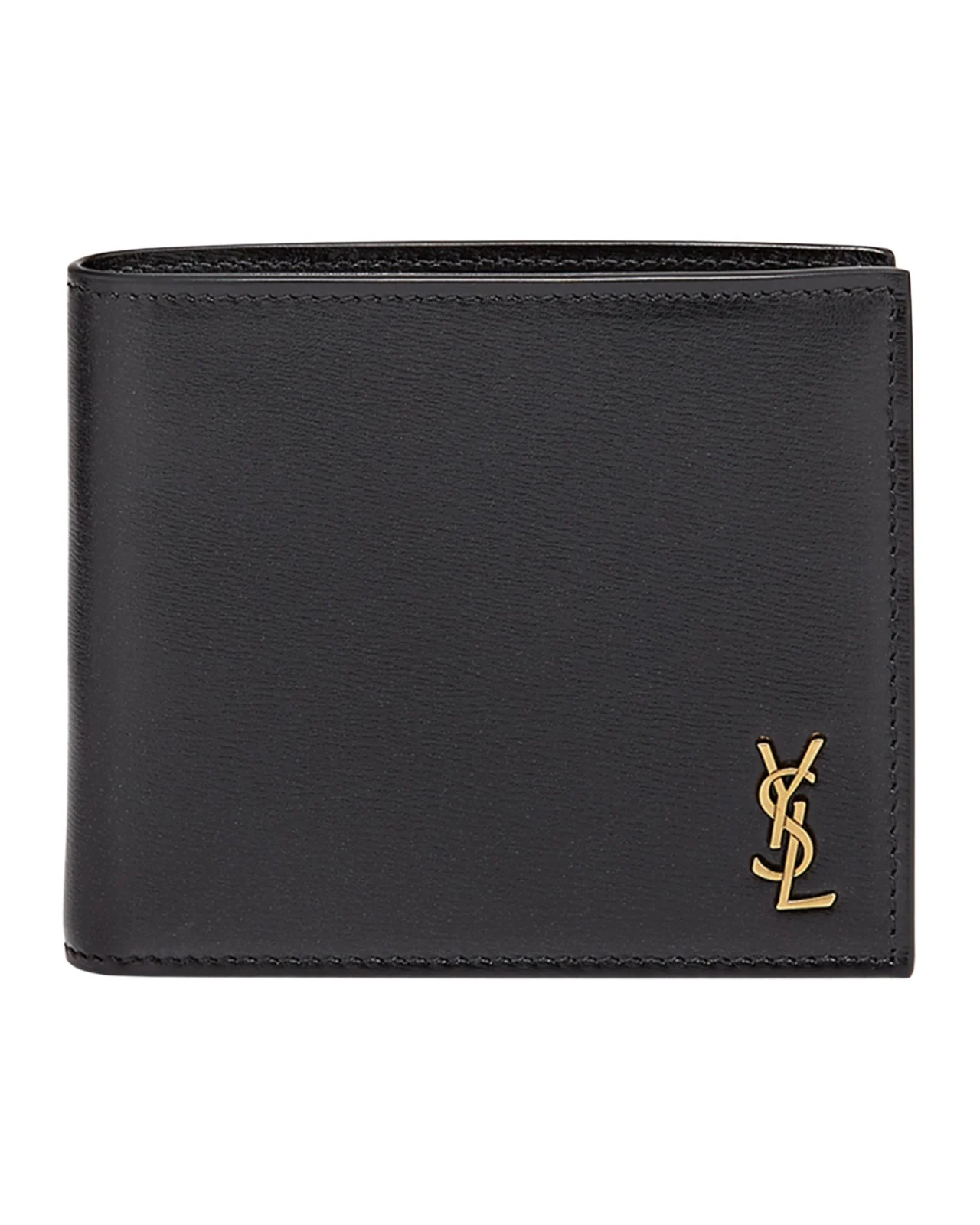 Saint Laurent Men's YSL East-West Logo Bi-Fold Wallet