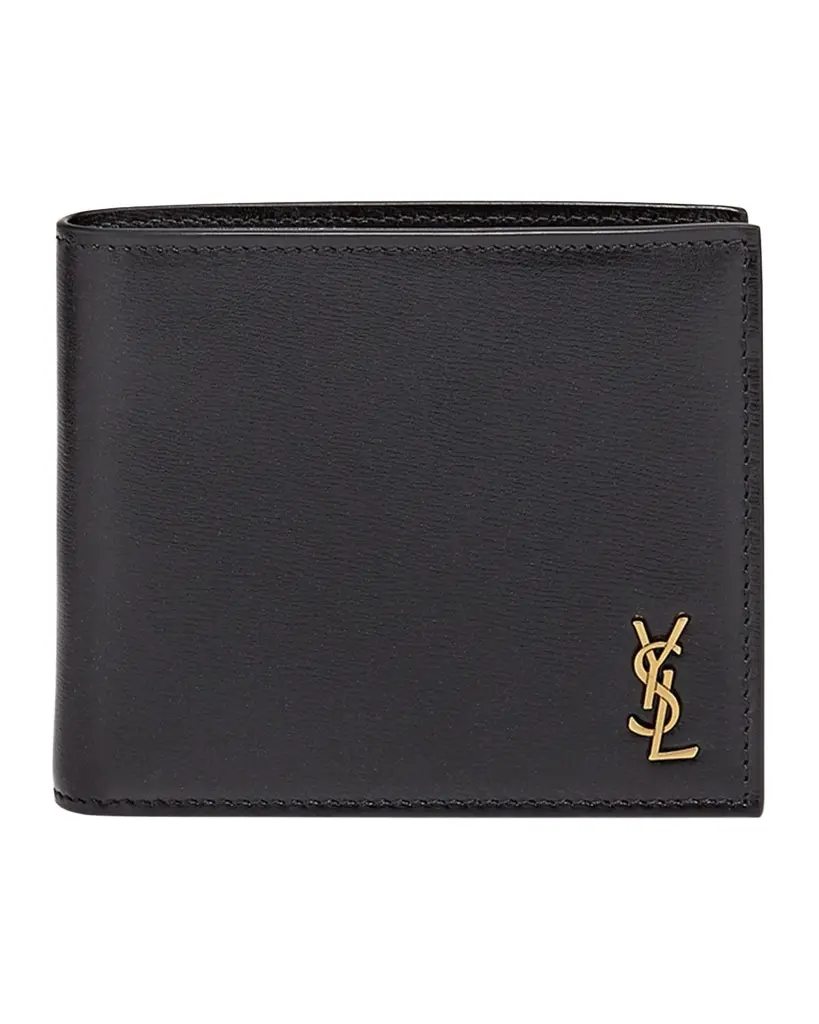 Saint Laurent Men 's YSL East-West Logo Bi-Fold Wallet | Image 1 Saint Laurent Men 's YSL East-West Logo Bi-Fold Wallet | Image 1