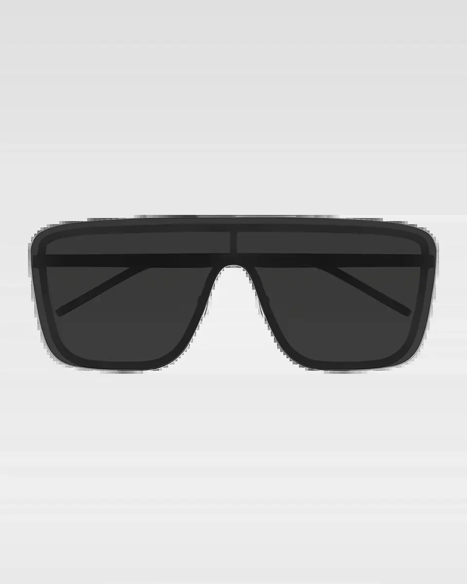 Saint Laurent Unisex Mask Metal Shield Sunglasses | Thumbnail 2