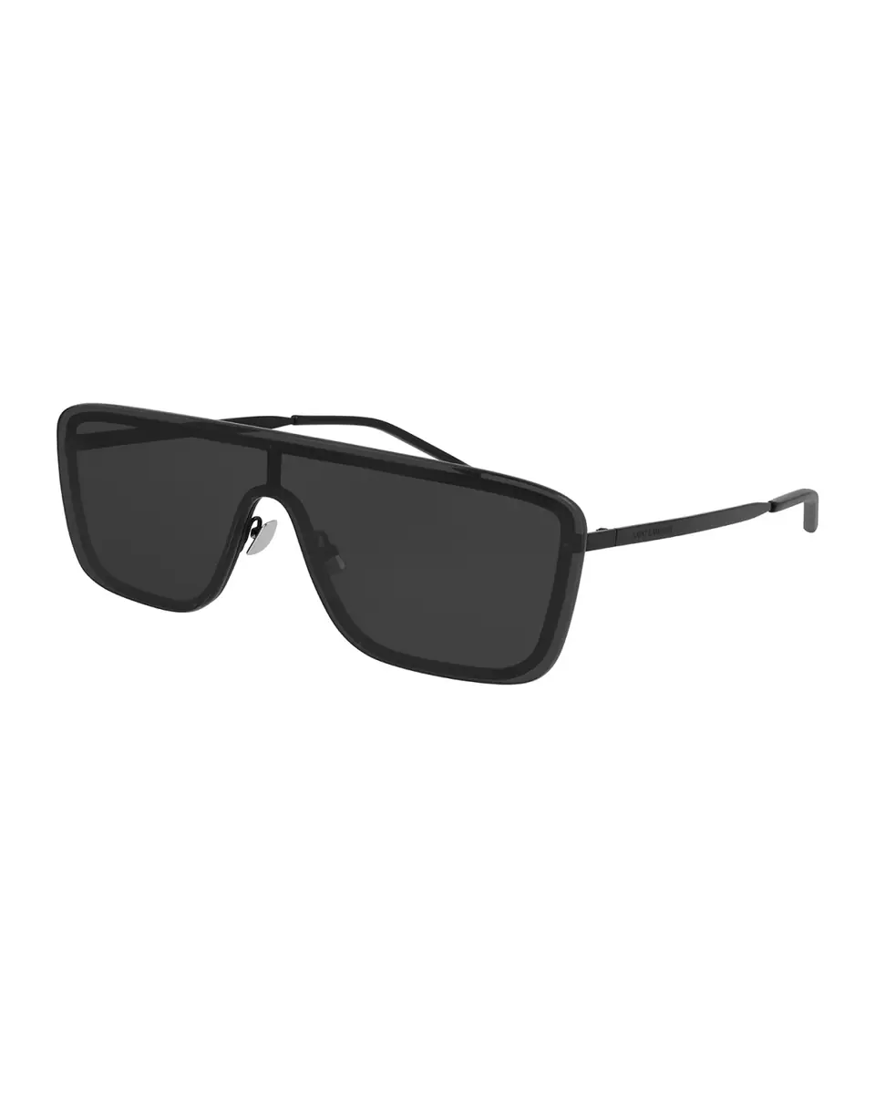 Saint Laurent Unisex Mask Metal Shield Sunglasses | Thumbnail 3