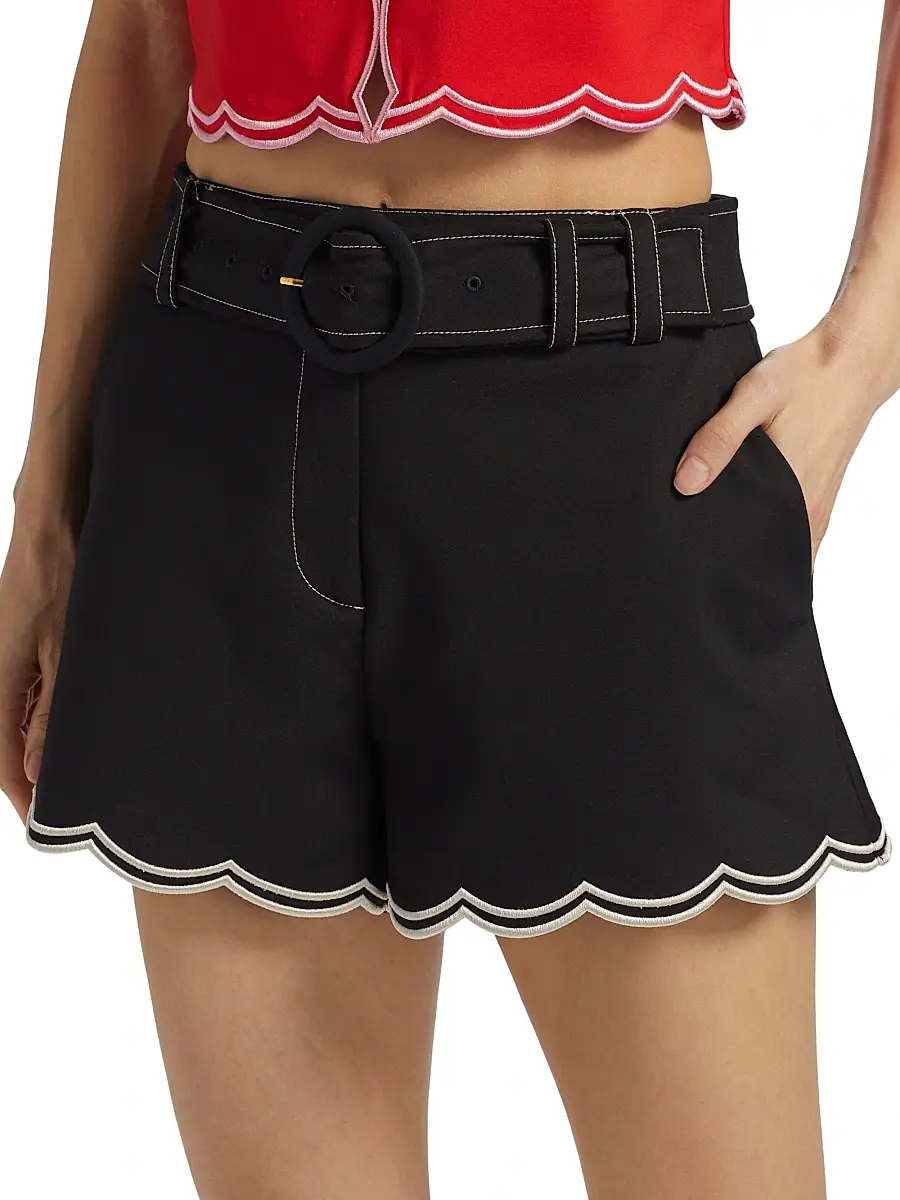 Ramy Brook Women's Violeta Cotton-Blend Belted Shorts | Thumbnail 6 Ramy Brook Women's Violeta Cotton-Blend Belted Shorts | Thumbnail 6