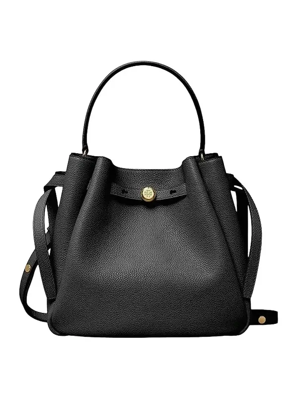 Women's Romy Pebbled Leather Bucket Bag