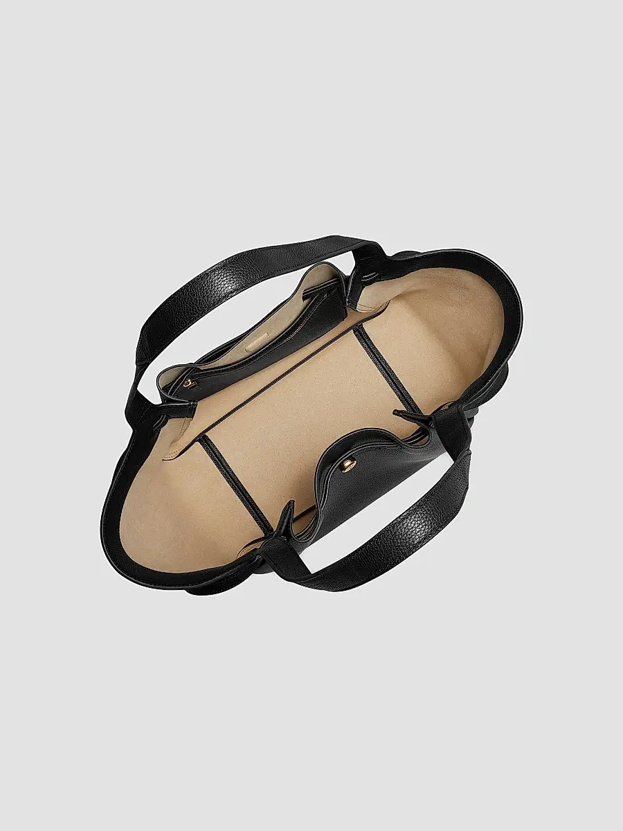 Tory Burch Women's Romy Pebbled Leather Tote Bag | Thumbnail 4 Tory Burch Women's Romy Pebbled Leather Tote Bag | Thumbnail 4