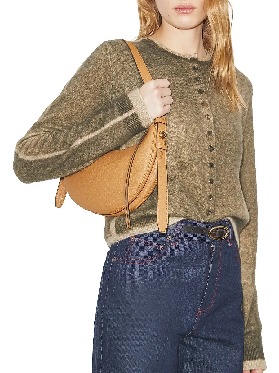 Tory Burch Women's Romy Half Moon Shoulder Bag | Thumbnail 3 Tory Burch Women's Romy Half Moon Shoulder Bag | Thumbnail 3