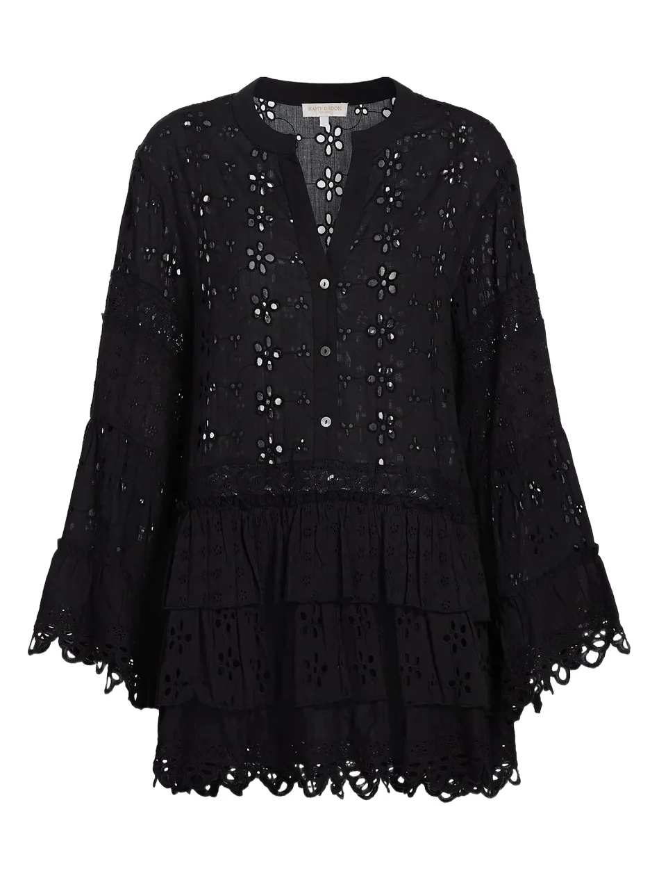 Women's Roxanne Eyelet Cotton Minidress