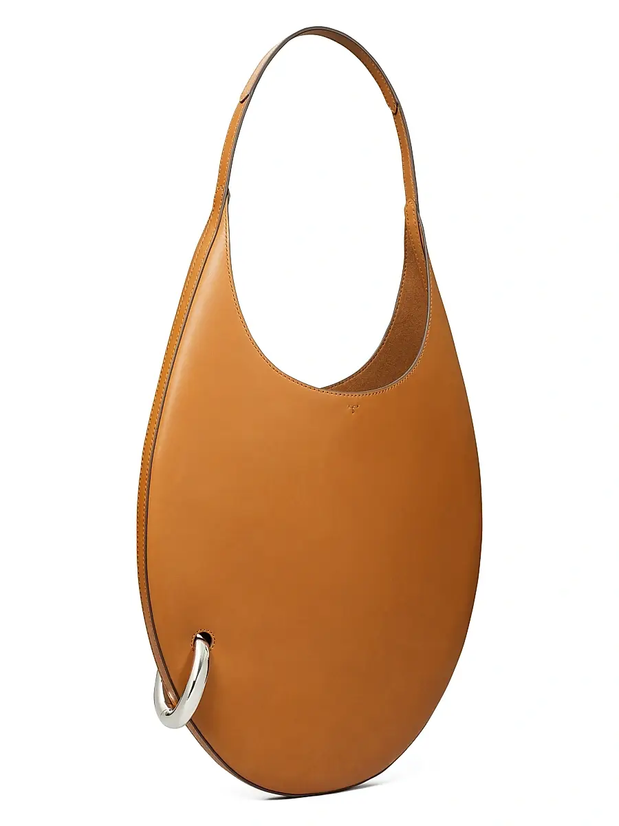 Tory Burch Women's Pierced Leather Shoulder Bag | Thumbnail 4 Tory Burch Women's Pierced Leather Shoulder Bag | Thumbnail 4