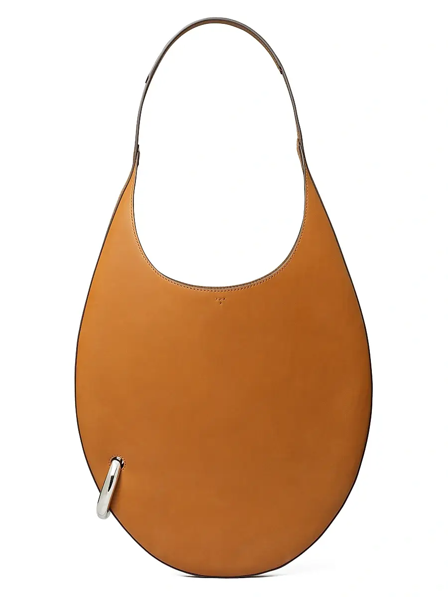 Tory Burch Women's Pierced Leather Shoulder Bag | Image 1 Tory Burch Women's Pierced Leather Shoulder Bag | Image 1