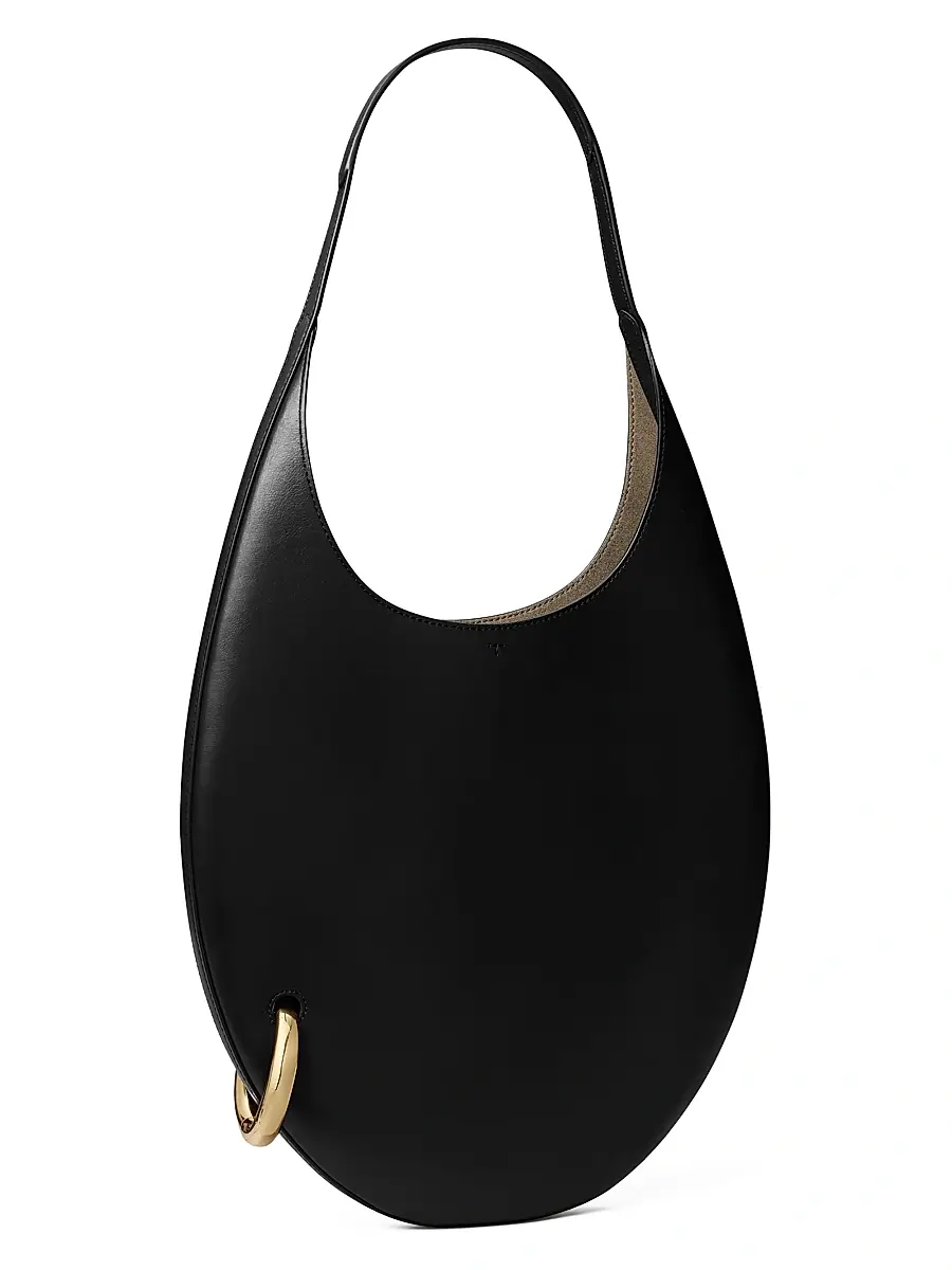 Tory Burch Women's Pierced Leather Shoulder Bag | Thumbnail 4