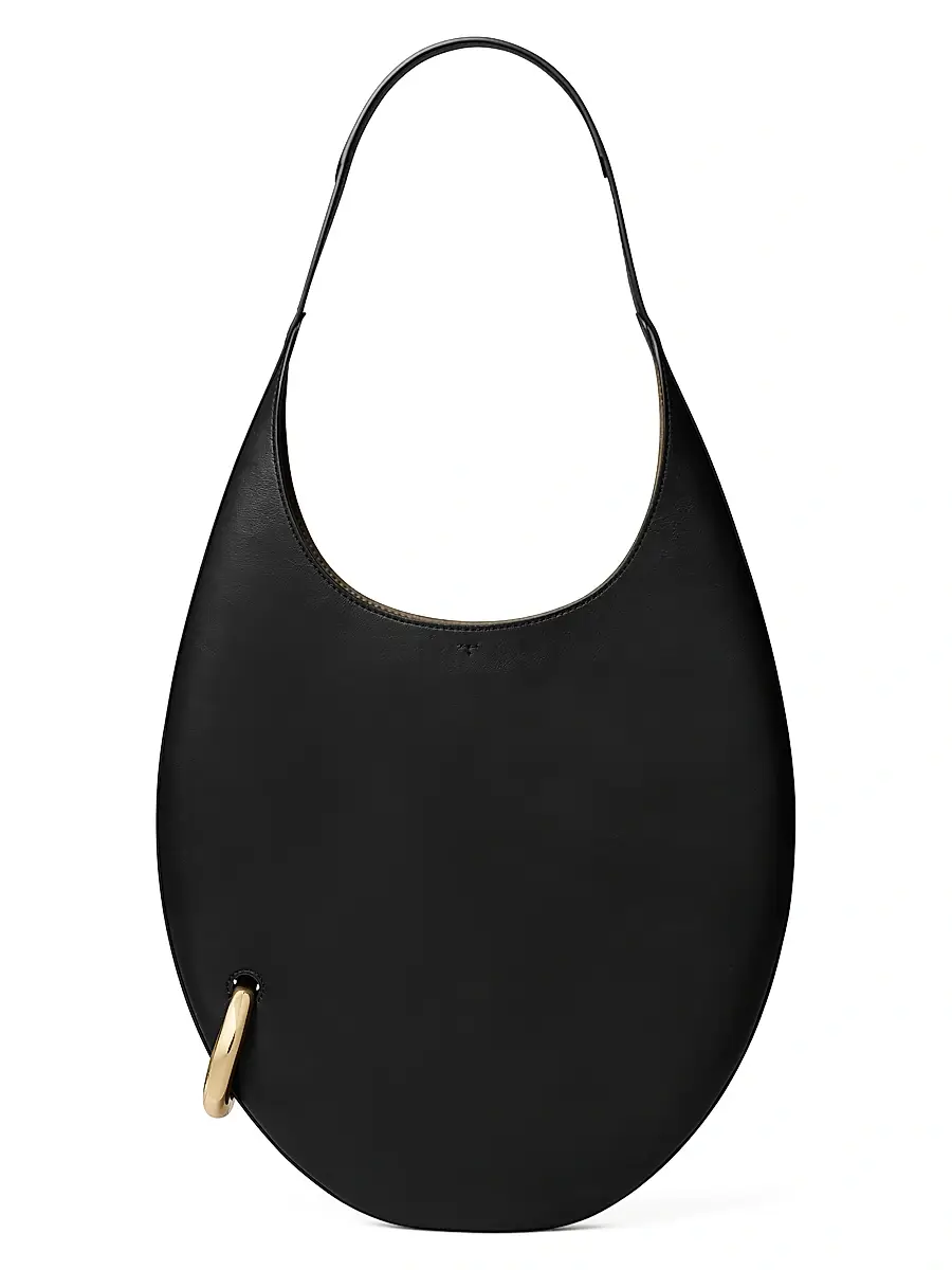 Tory Burch Women's Pierced Leather Shoulder Bag | Image 1 Tory Burch Women's Pierced Leather Shoulder Bag | Image 1
