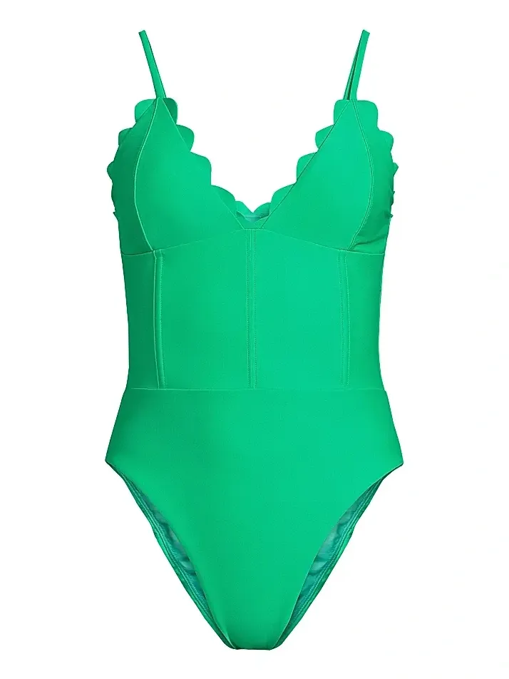 Women's Mikayla Scalloped One-Piece Swimsuit Women's Mikayla Scalloped One-Piece Swimsuit