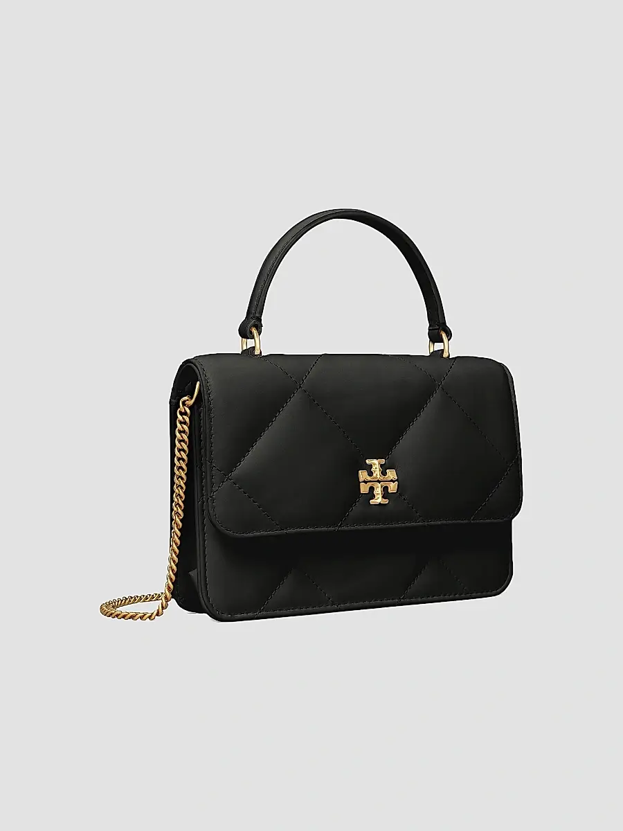 Tory Burch Women's Kira Diamond Leather Top Handle Wallet | Thumbnail 3 Tory Burch Women's Kira Diamond Leather Top Handle Wallet | Thumbnail 3