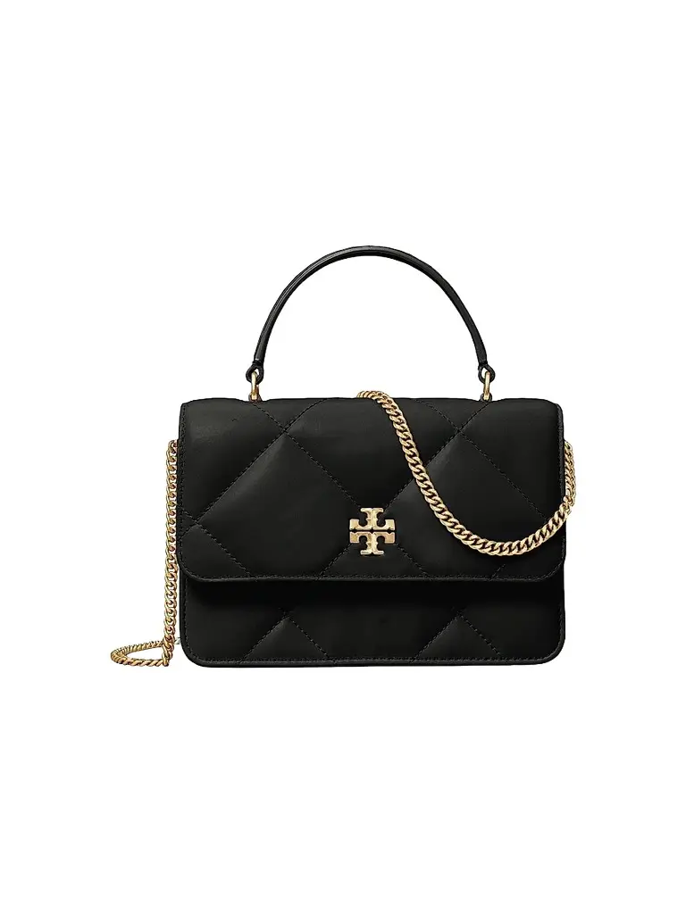 Tory Burch Women's Kira Diamond Leather Top Handle Wallet | Image 1 Tory Burch Women's Kira Diamond Leather Top Handle Wallet | Image 1