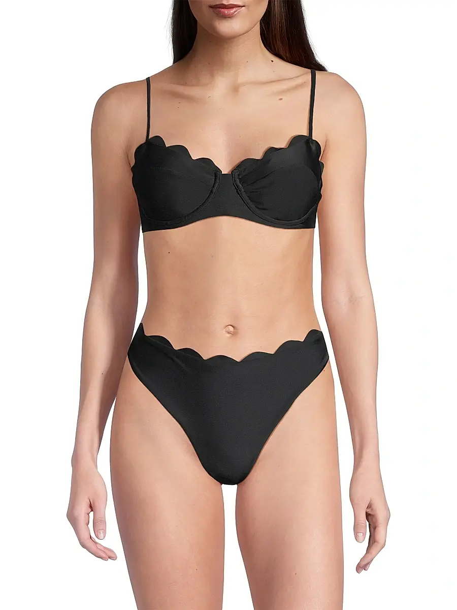 Ramy Brook Women's Leyla Scalloped Underwire Bikini Top | Thumbnail 3 Ramy Brook Women's Leyla Scalloped Underwire Bikini Top | Thumbnail 3