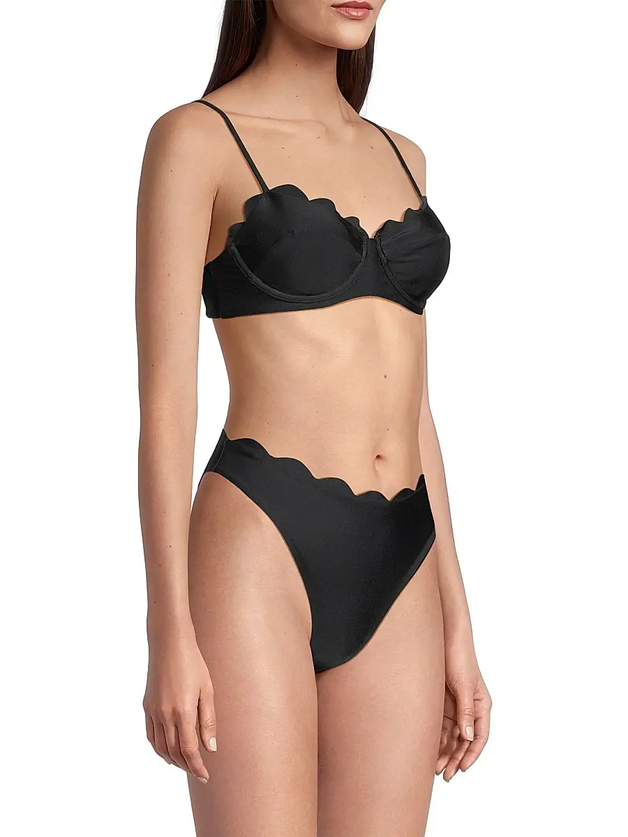 Ramy Brook Women's Leyla Scalloped Underwire Bikini Top | Thumbnail 4 Ramy Brook Women's Leyla Scalloped Underwire Bikini Top | Thumbnail 4