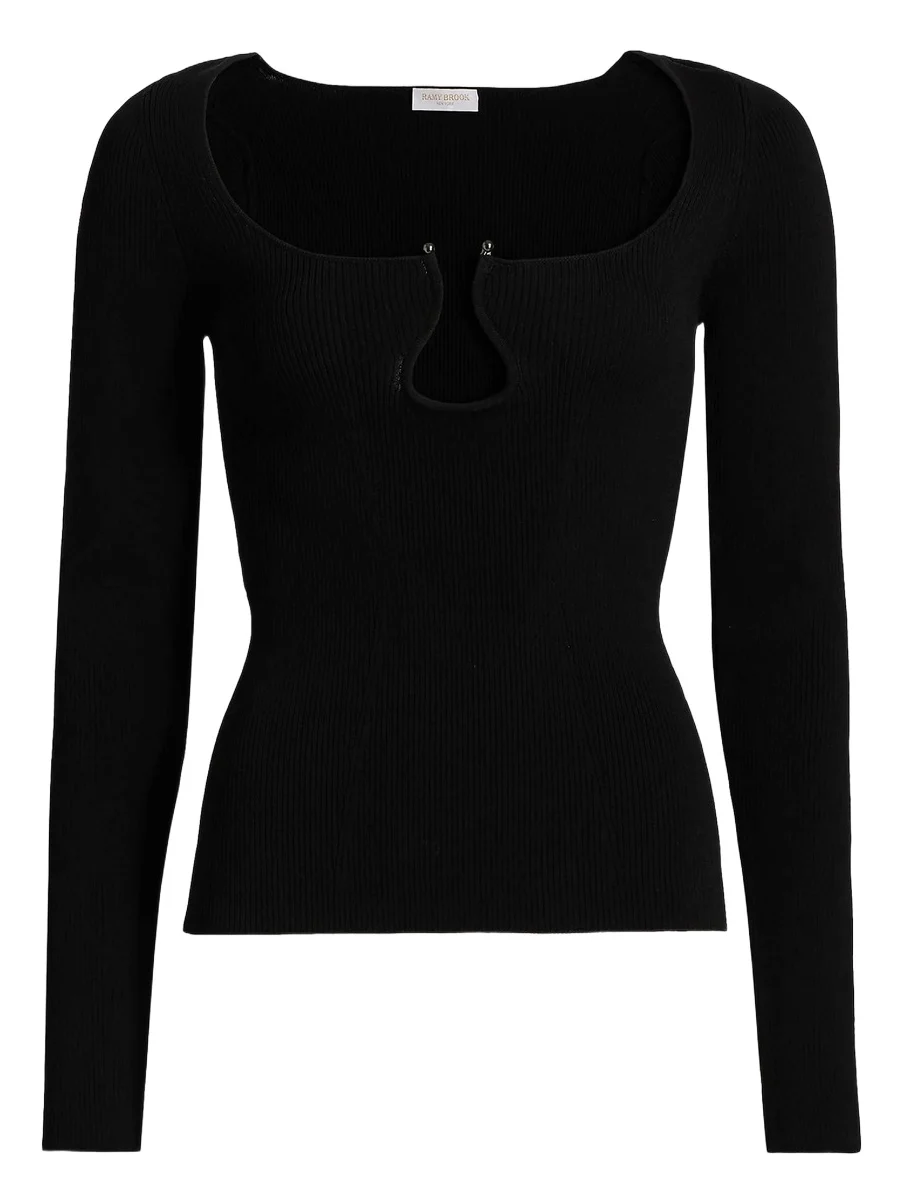 Women's Lylia U-Ring Long-Sleeve Top Women's Lylia U-Ring Long-Sleeve Top