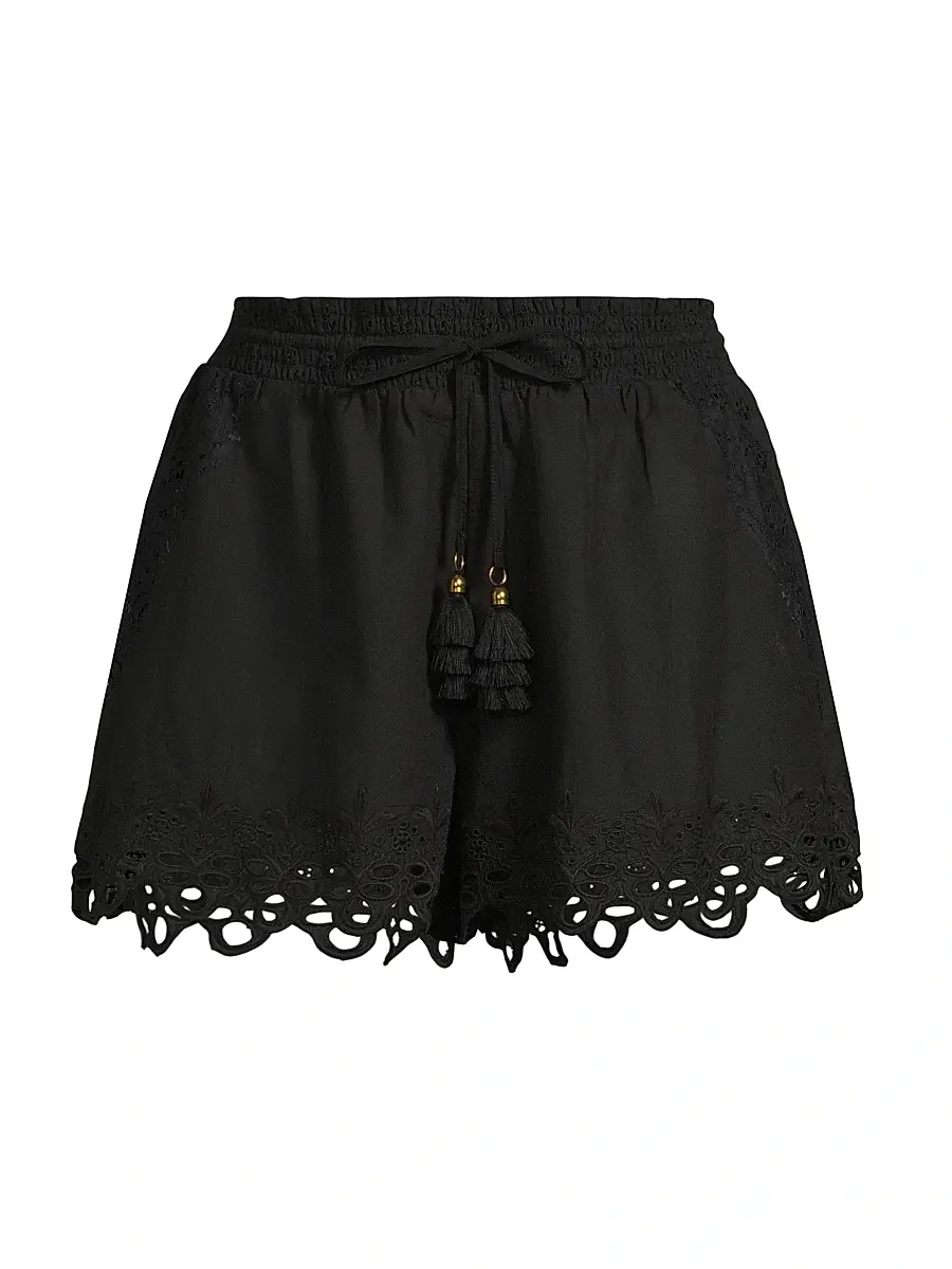 Ramy Brook Women's Diane Cotton Cover-Up Shorts | Image 1 Ramy Brook Women's Diane Cotton Cover-Up Shorts | Image 1