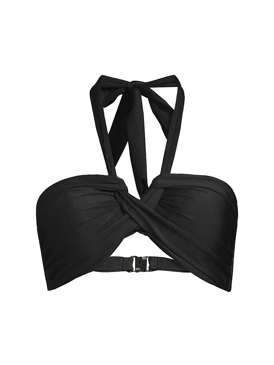 Ramy Brook Women's Arielle Bandeau Halter Bikini Top
