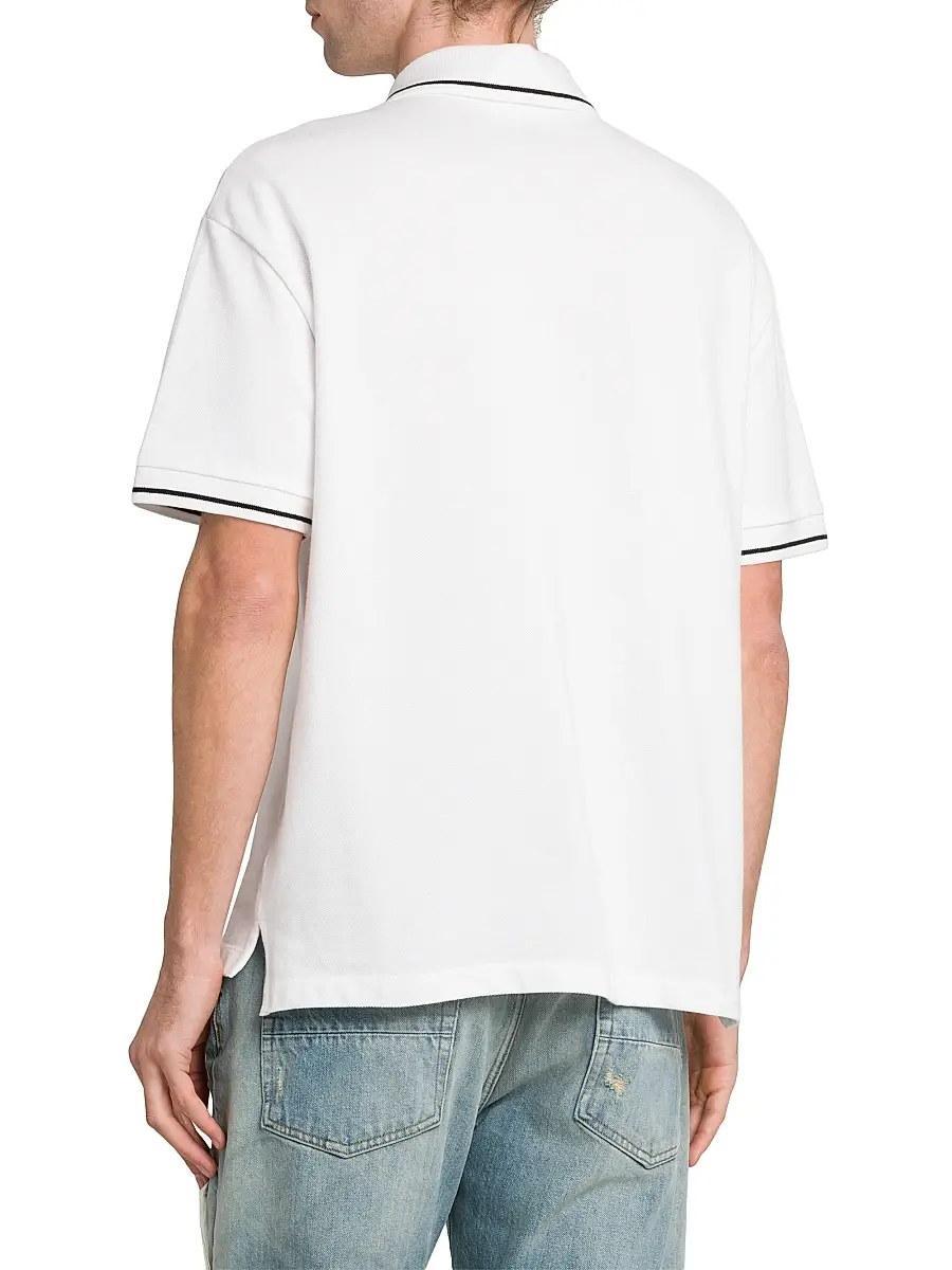 AMIRI Men's Logo Cotton Polo Shirt | Thumbnail 5 AMIRI Men's Logo Cotton Polo Shirt | Thumbnail 5