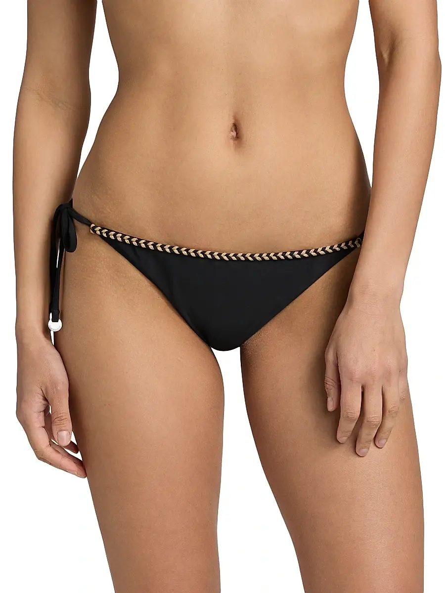 Ramy Brook Women's Benni Braided Side-Tie Bikini Bottom | Thumbnail 3 Ramy Brook Women's Benni Braided Side-Tie Bikini Bottom | Thumbnail 3