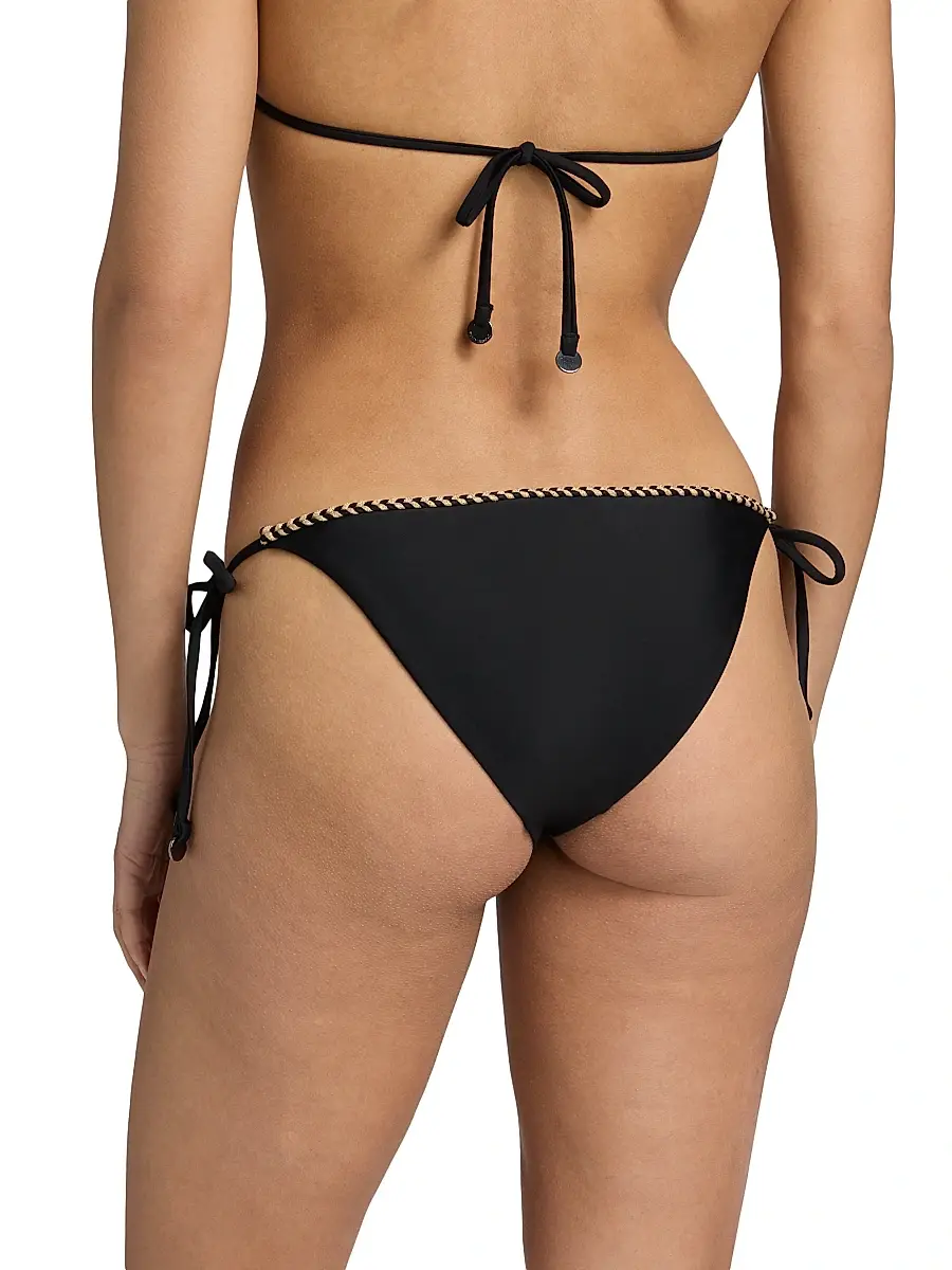 Ramy Brook Women's Benni Braided Side-Tie Bikini Bottom | Thumbnail 4 Ramy Brook Women's Benni Braided Side-Tie Bikini Bottom | Thumbnail 4