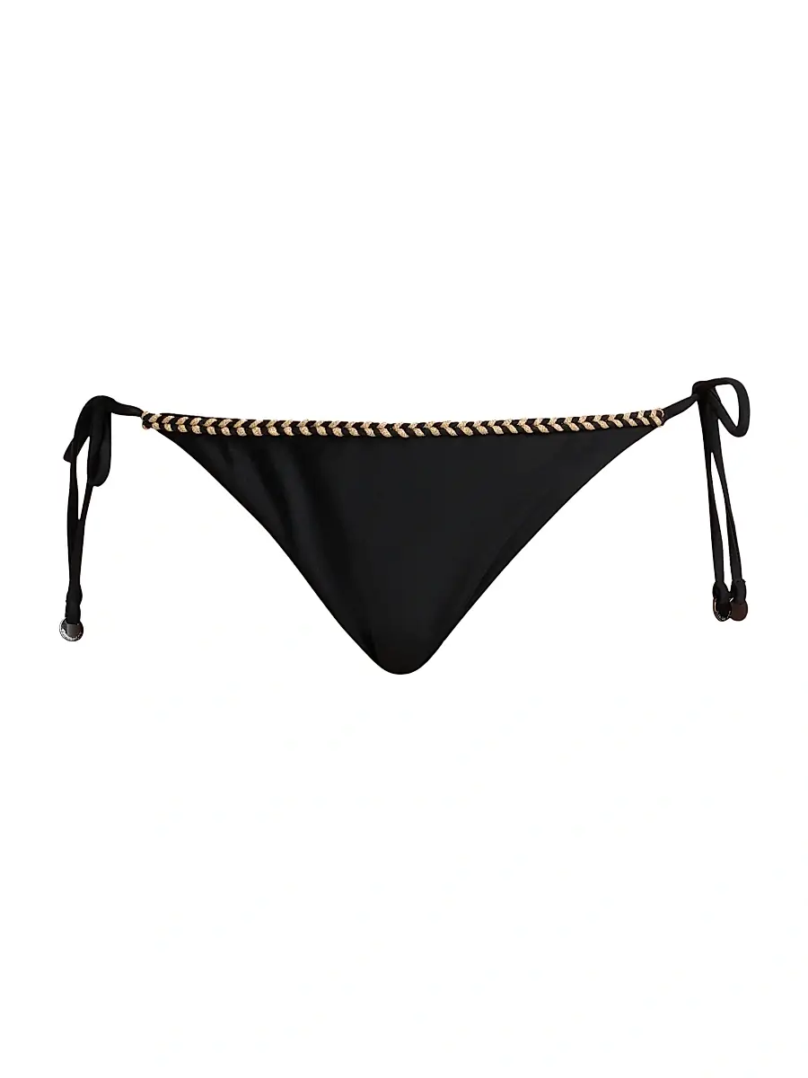 Ramy Brook Women's Benni Braided Side-Tie Bikini Bottom