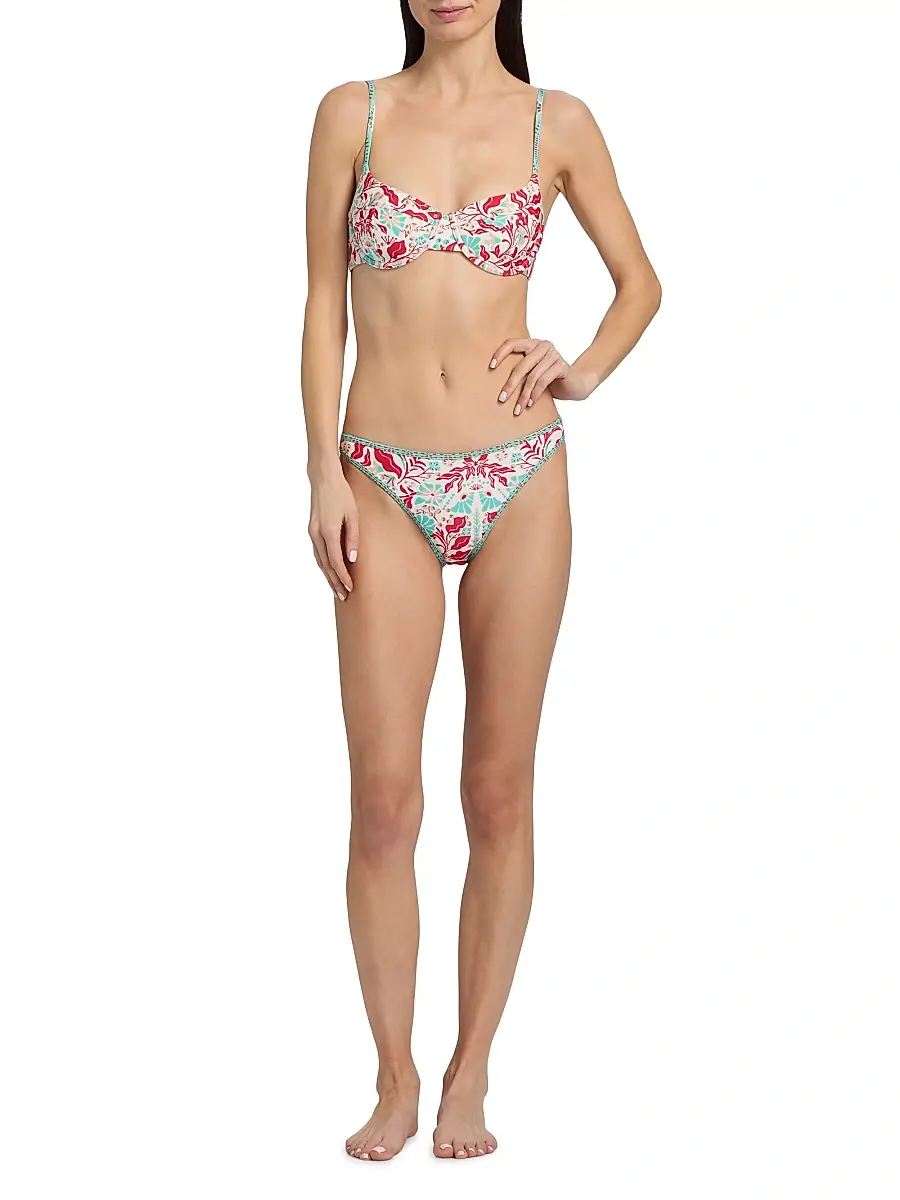 Ramy Brook Women's Mona Floral Underwire Bikini Top | Thumbnail 2 Ramy Brook Women's Mona Floral Underwire Bikini Top | Thumbnail 2