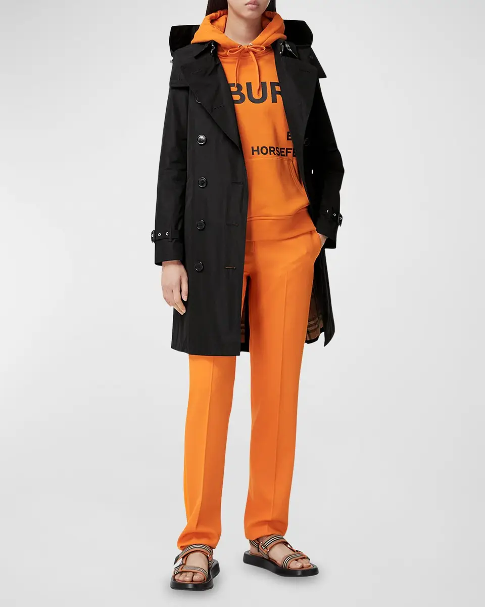 Burberry Kensington Double-Breasted Trench Coat with Detachable Hood | Thumbnail 2 Burberry Kensington Double-Breasted Trench Coat with Detachable Hood | Thumbnail 2