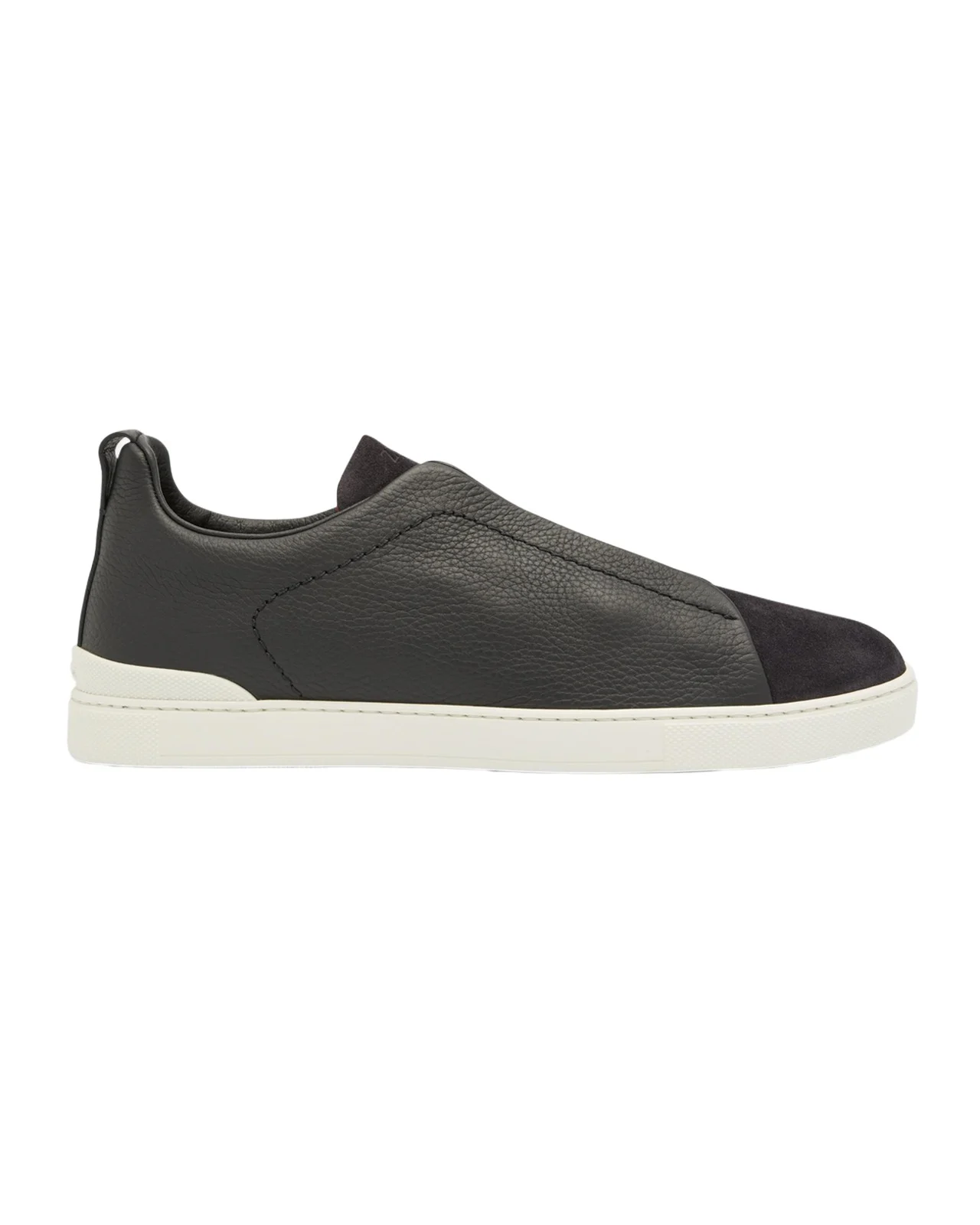 Men's Triple Stitch Leather and Suede Sneakers Men's Triple Stitch Leather and Suede Sneakers