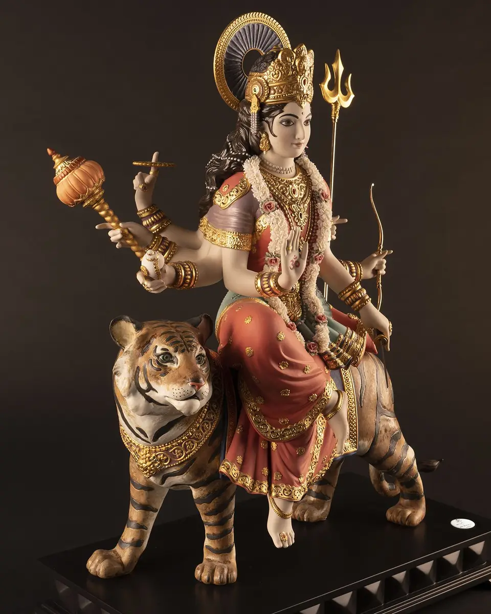 Lladro Goddess Durga Figurine | Thumbnail 2