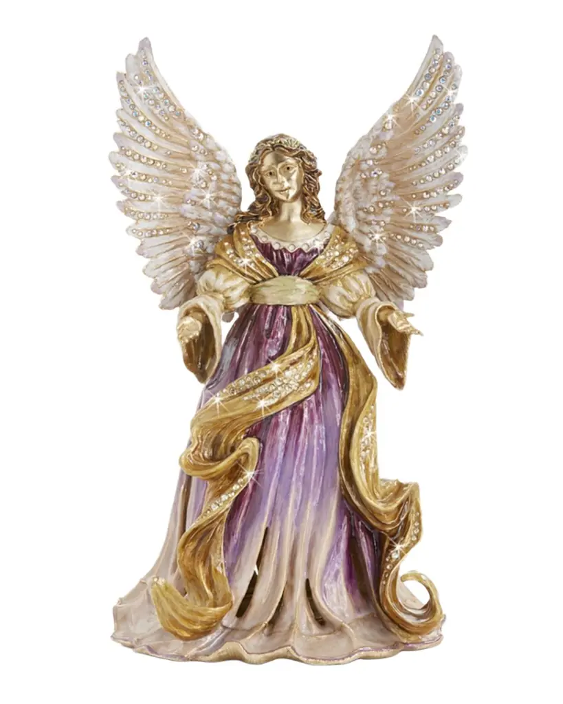 Jay Strongwater Renaissance Angel Musical Figurine