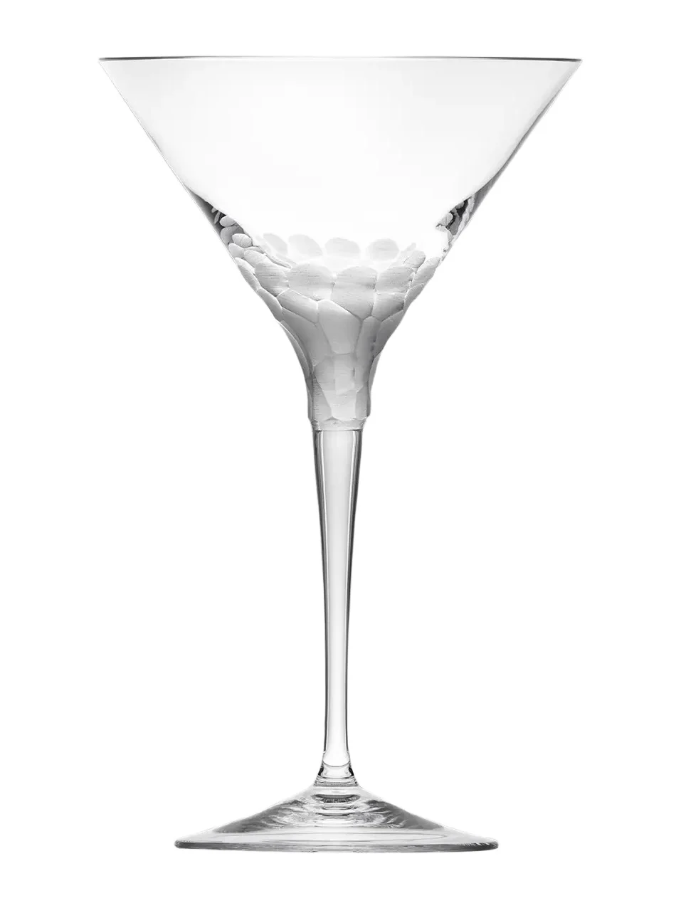 Moser Pebbles Stemmed Martini Glass