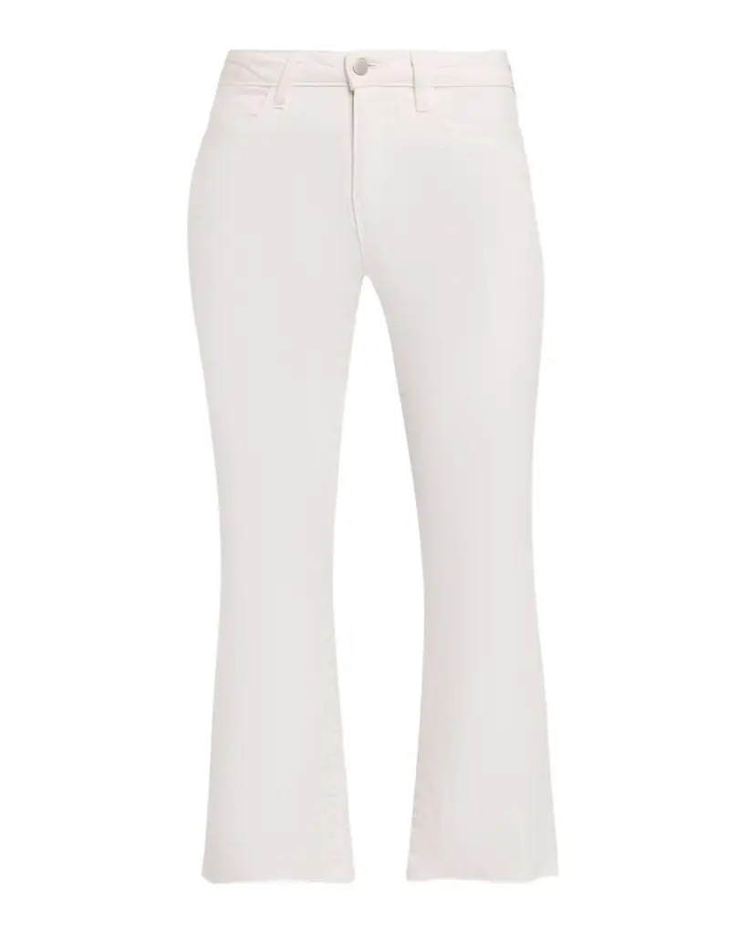 Kendra High-Rise Crop Flare Jeans