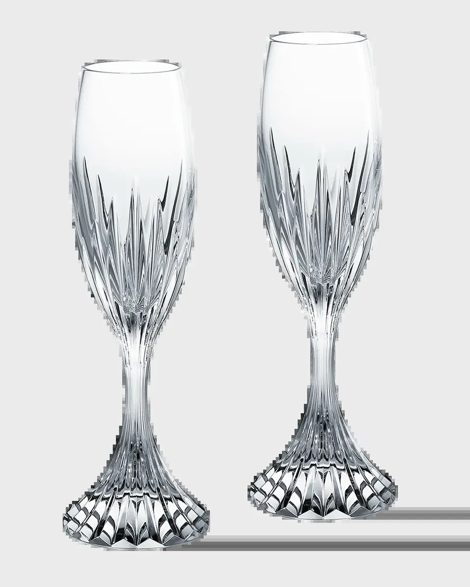 Baccarat Massena Champagne Flutes, Set of 2 | Thumbnail 2 Baccarat Massena Champagne Flutes, Set of 2 | Thumbnail 2
