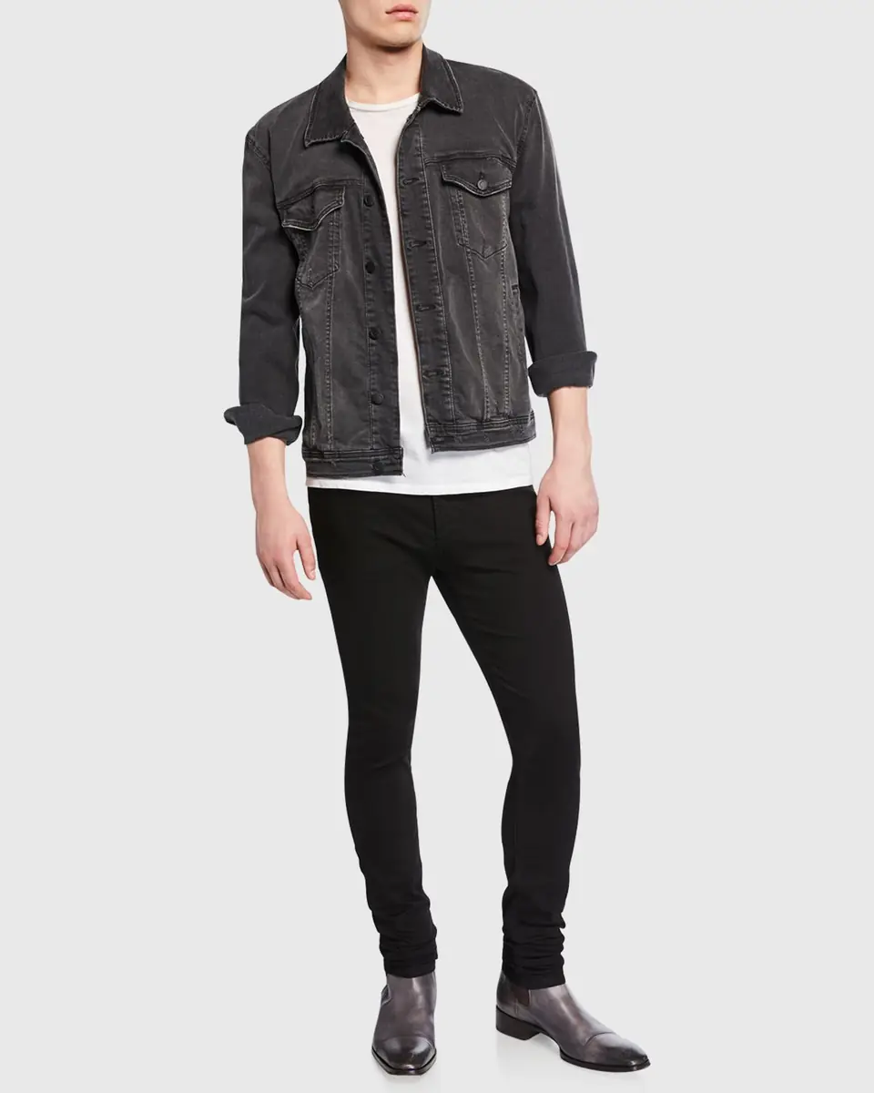 Monfrère Men's Greyson Skinny Fit Stretch Jeans | Thumbnail 2