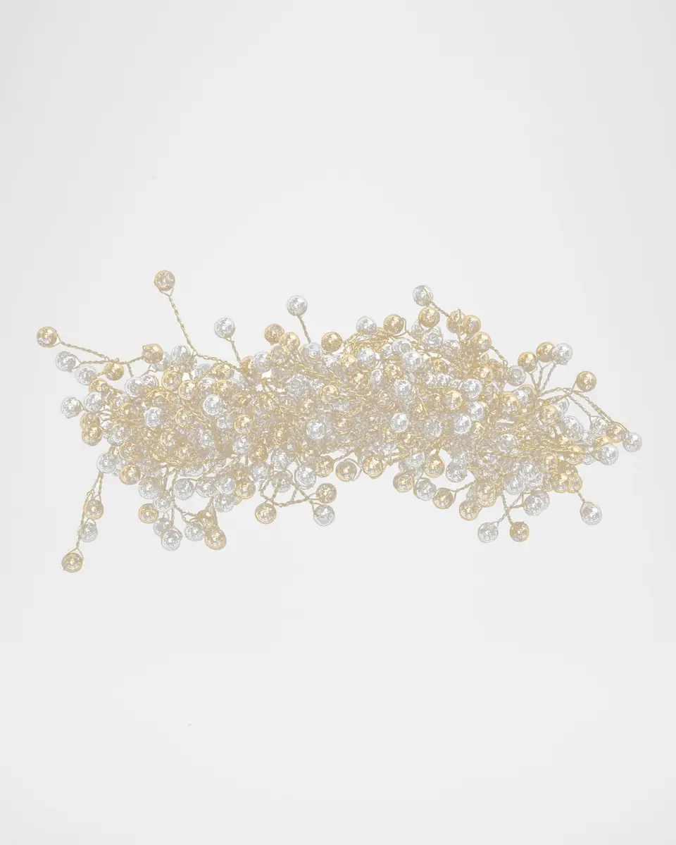 Kim Seybert Spray Napkin Ring, Gold and Silver | Thumbnail 2 Kim Seybert Spray Napkin Ring, Gold and Silver | Thumbnail 2