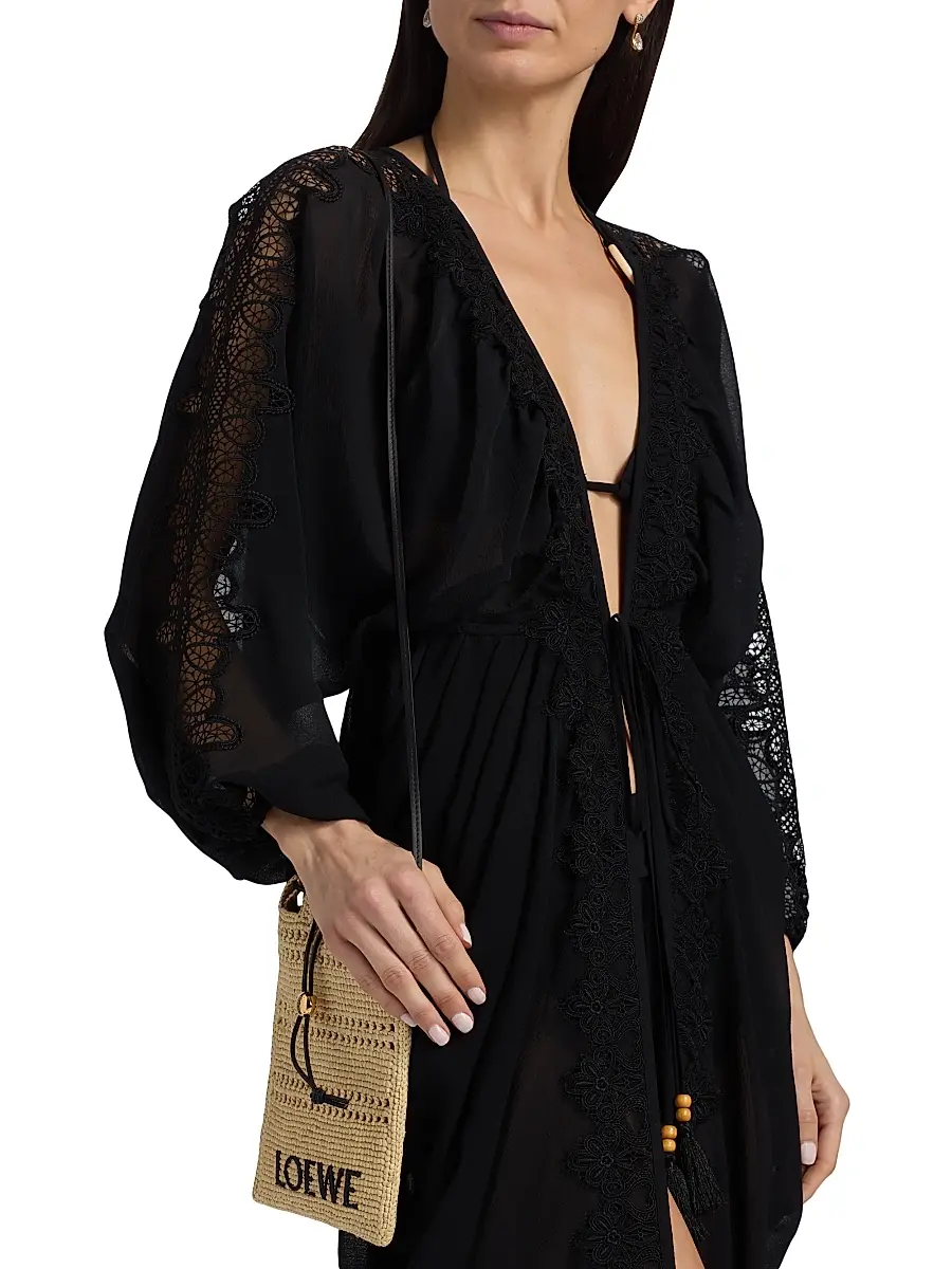 Ramy Brook Women's Bernice Lace-Trim V-Neck Maxi Dress | Thumbnail 6 Ramy Brook Women's Bernice Lace-Trim V-Neck Maxi Dress | Thumbnail 6