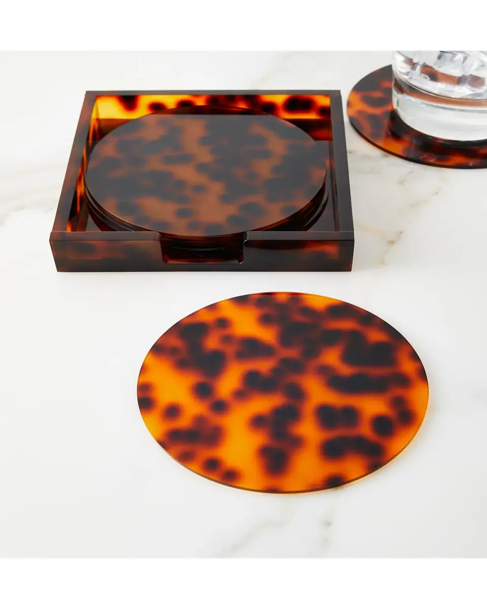Kim Seybert Tortoise Coasters, Set of 6 | Thumbnail 2
